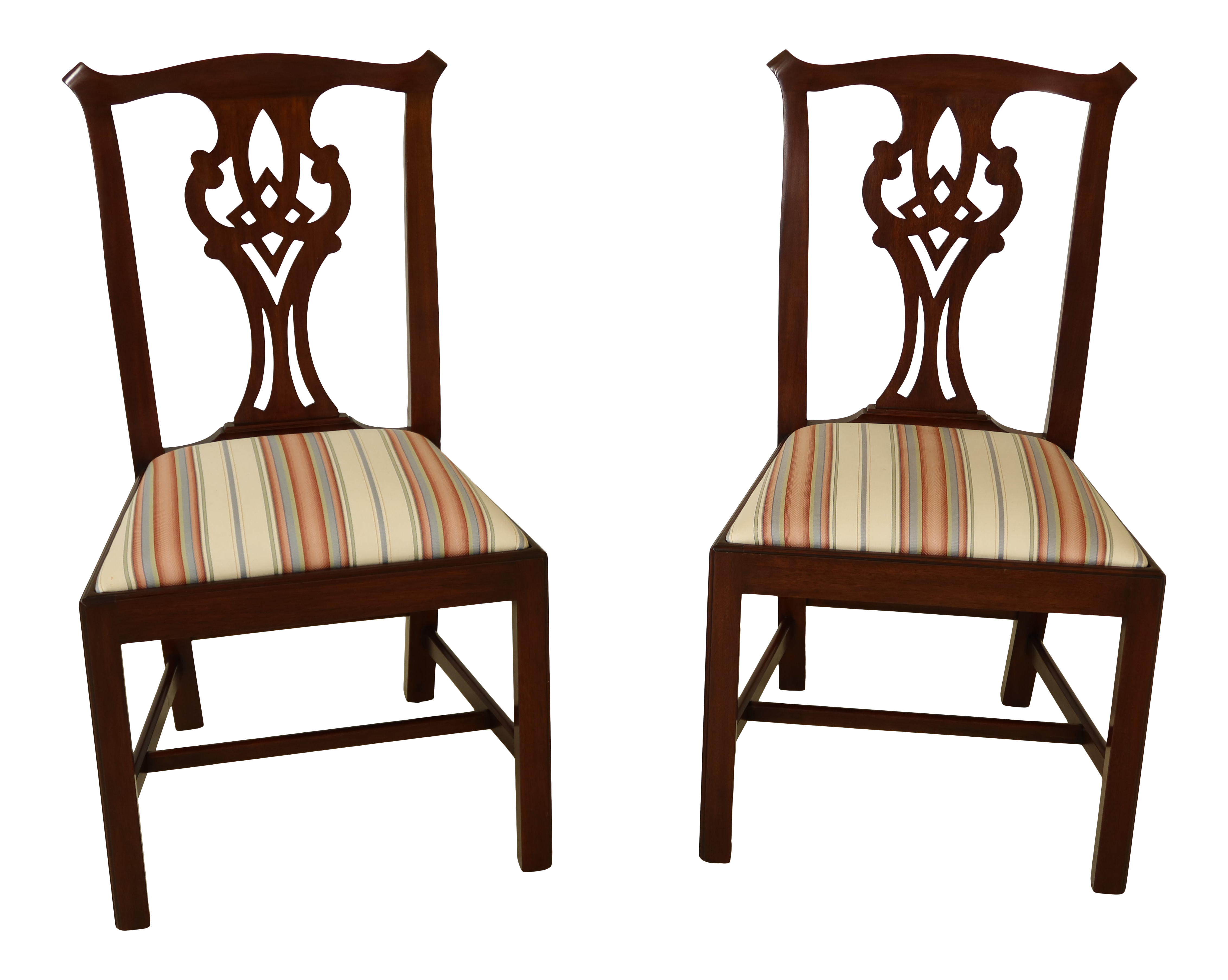 Pair Of Henkel Harris Model 101 Mahogany Dining Room Side Chairs Chairish