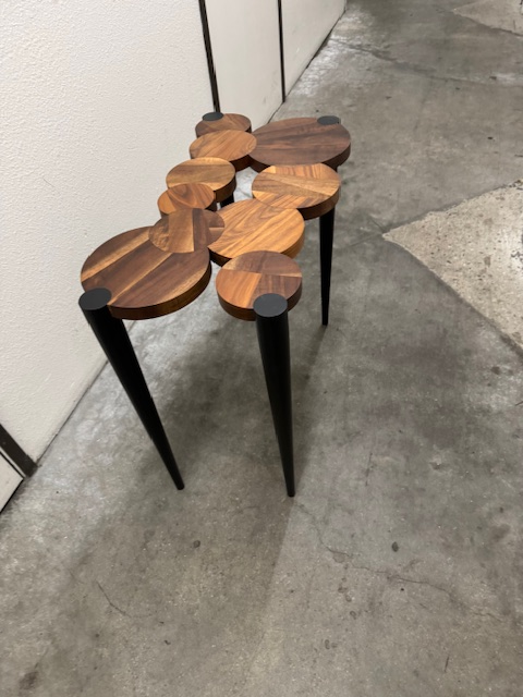 1990s Console Table Oak
