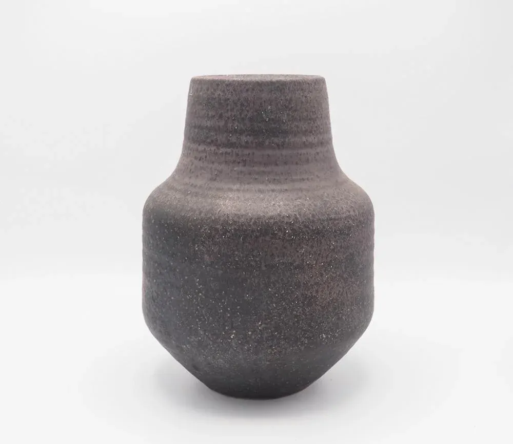 Large Brutalist Ceramic Vase from Mobach, 1960s