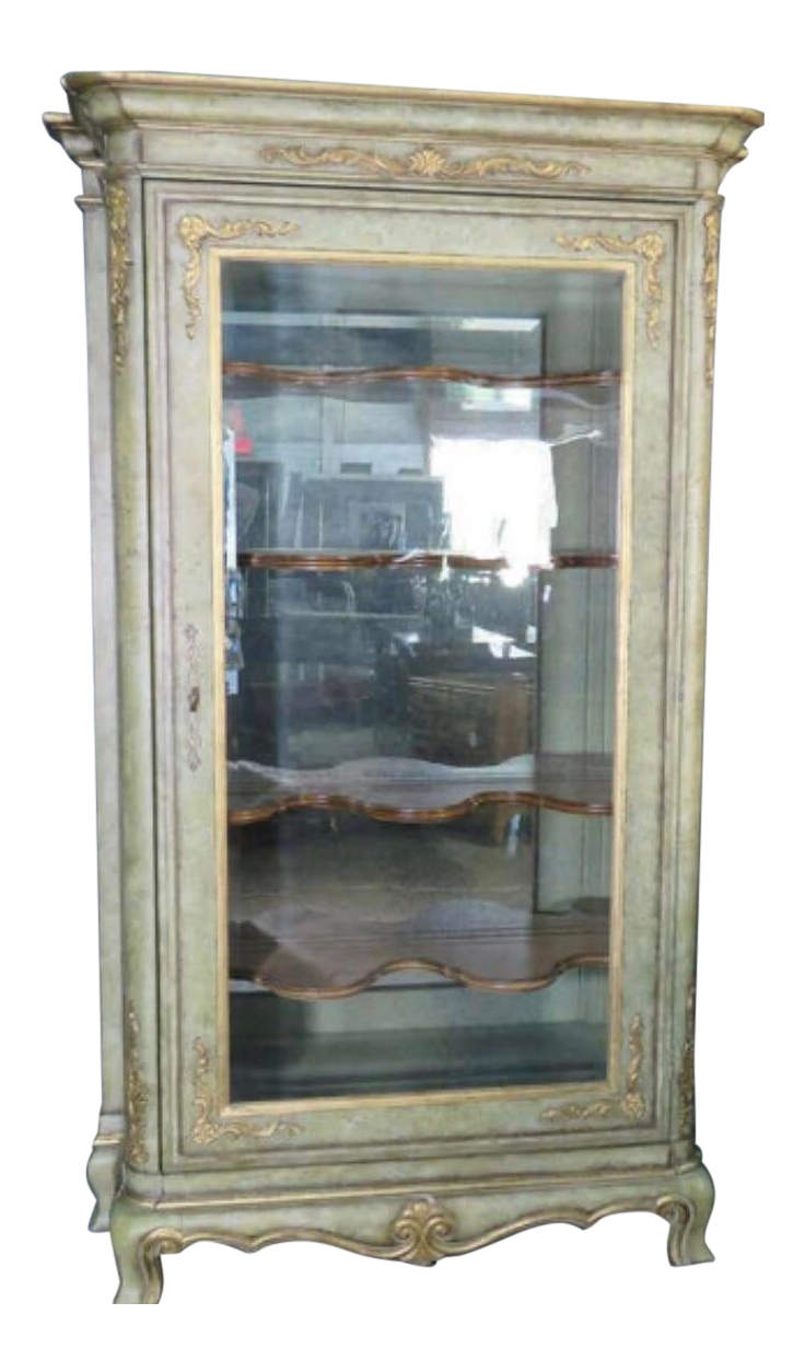 Century Furniture French Style Painted Curio Chairish