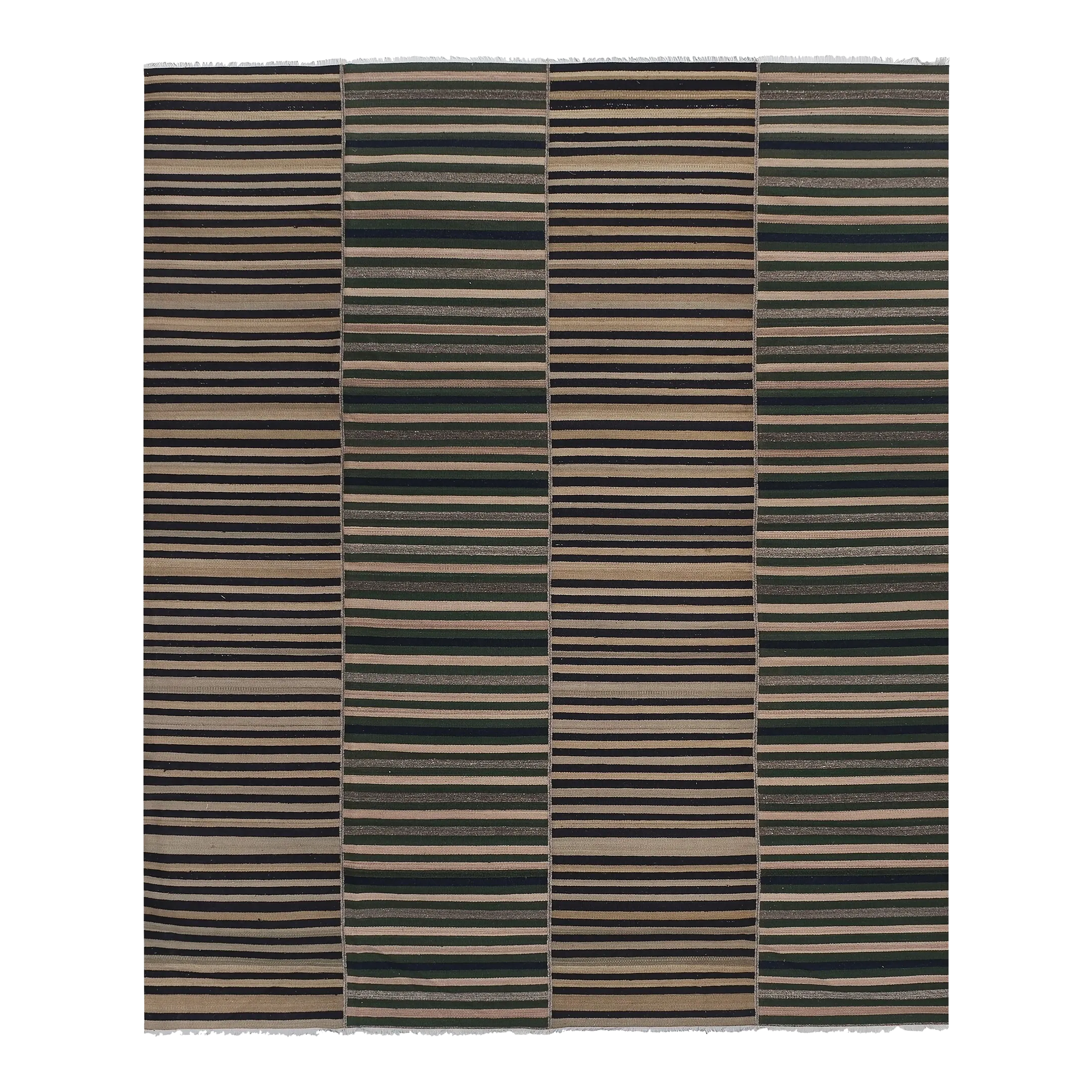 Giant Kilim From Central Anatolia, Mid-20th Century 9\'1\'\' X 10\'9\'\'
