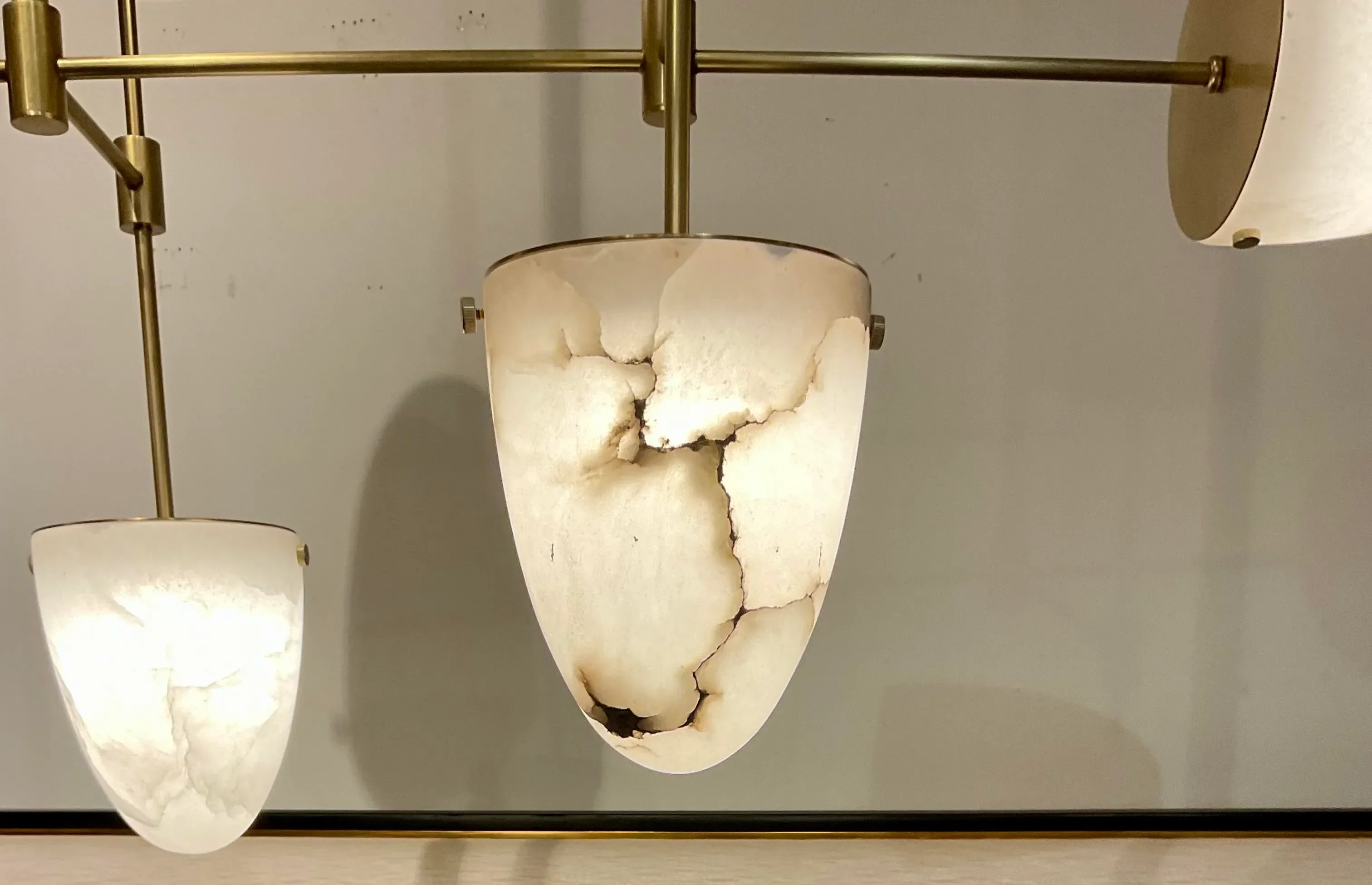 Arteriors Modern Alabaster Alazani Chandelier