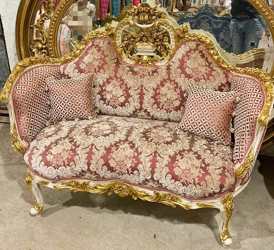 ロココ調のソファ-ROCOCO STYLE SOFA 楽天市場】ソファー ロココ 調 ソファ アンティーク 調 2人掛け