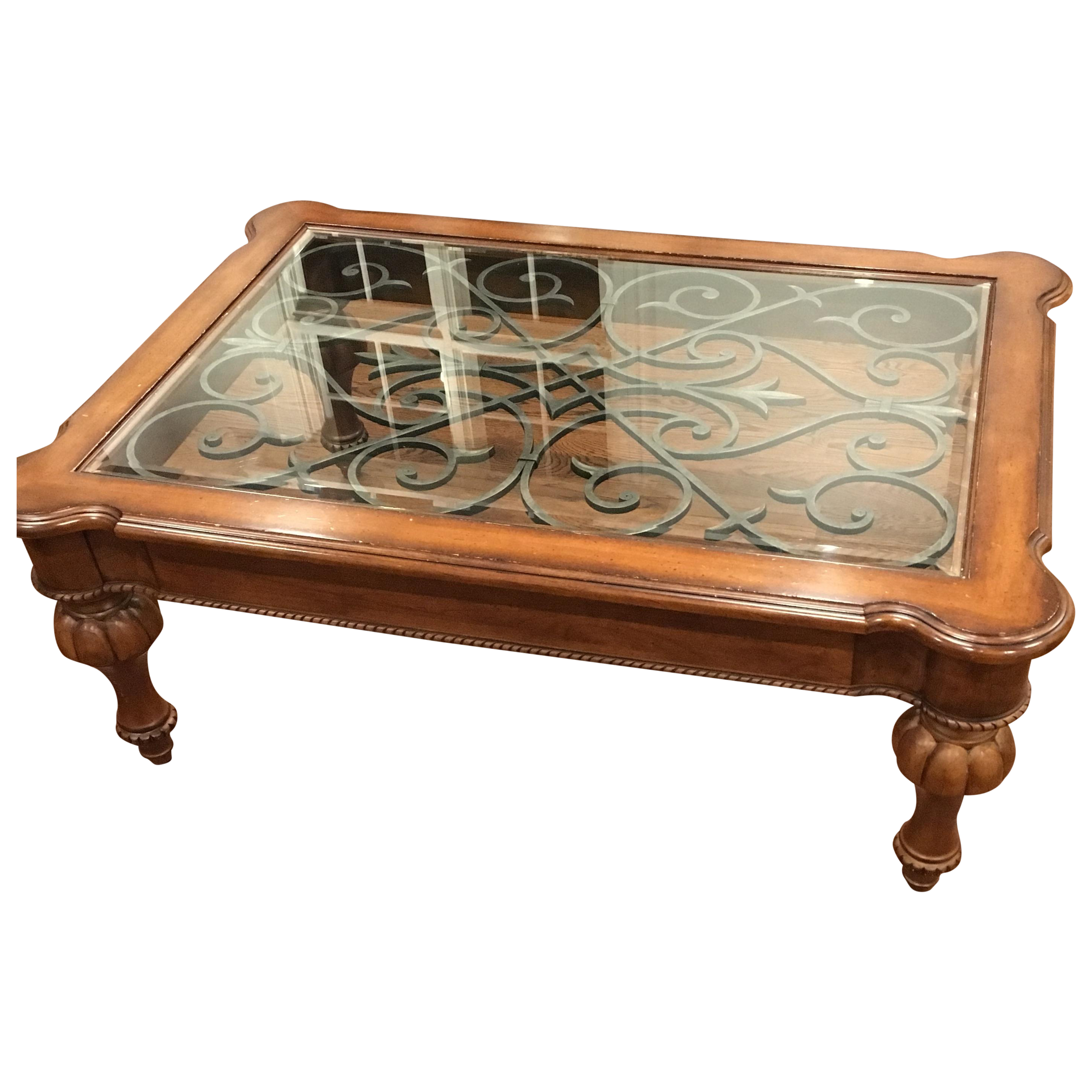Ethan Allen Tuscan Coffee Table Chairish