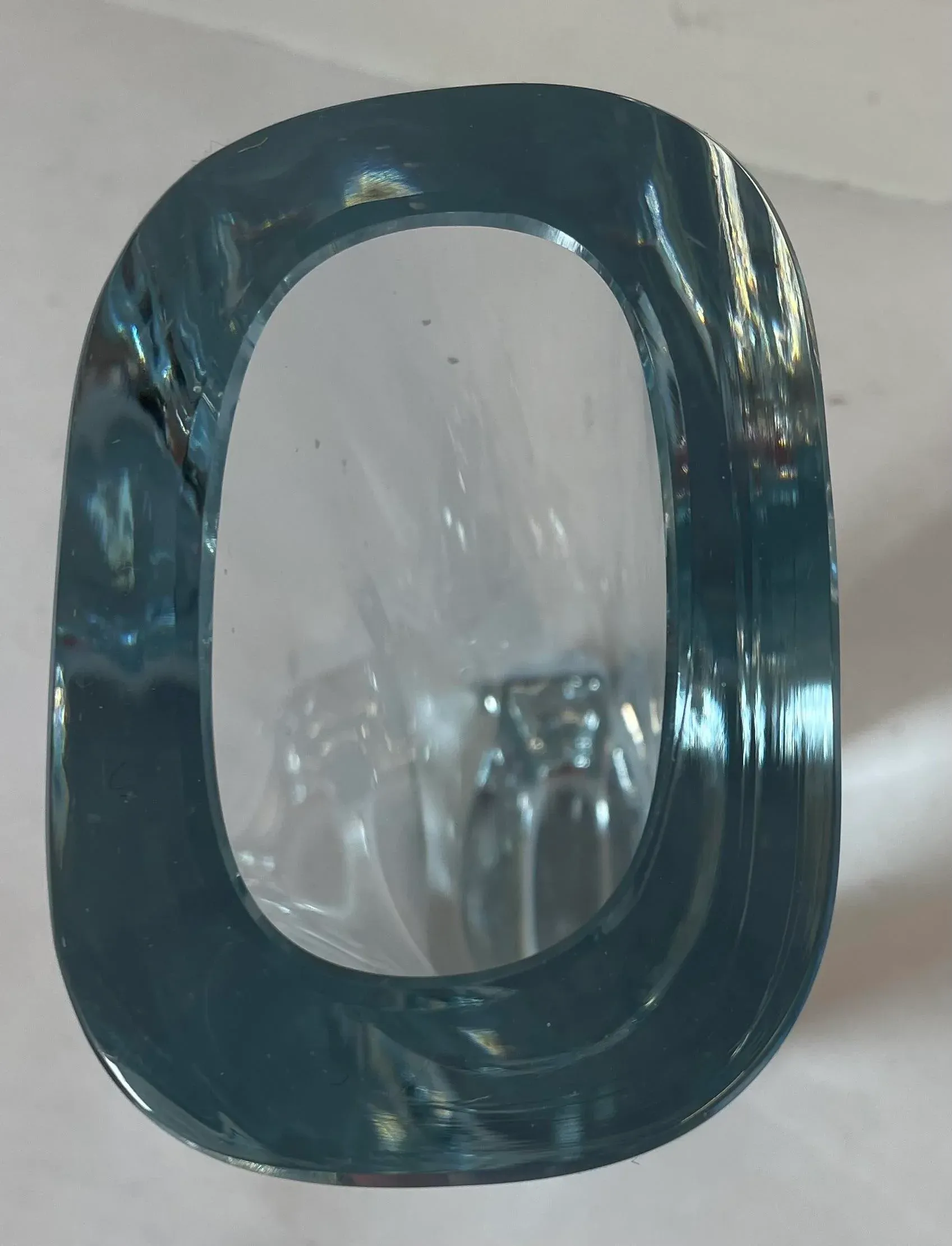 Vintage Swedish Strombergshyttan Crystal Art Glass Vase