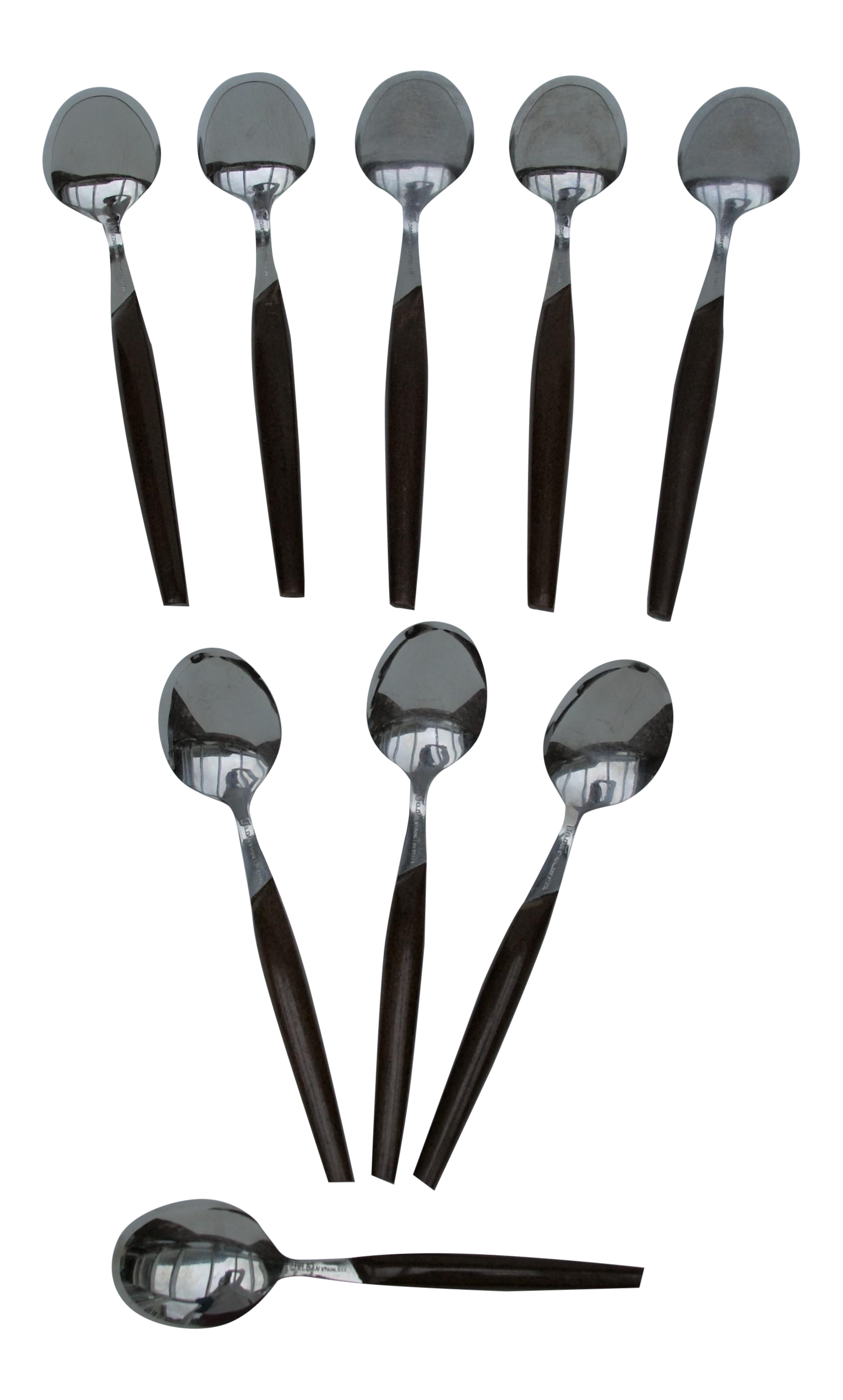 Eldan Japanese Spoons Set Of 9 Chairish
