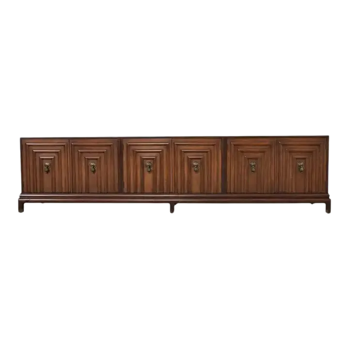 Renzo Rutili for Johnson Furniture Walnut Credenza Chairish