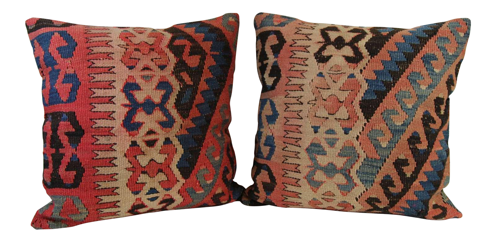 Turkish Vintage Pillow Covers Pair Chairish