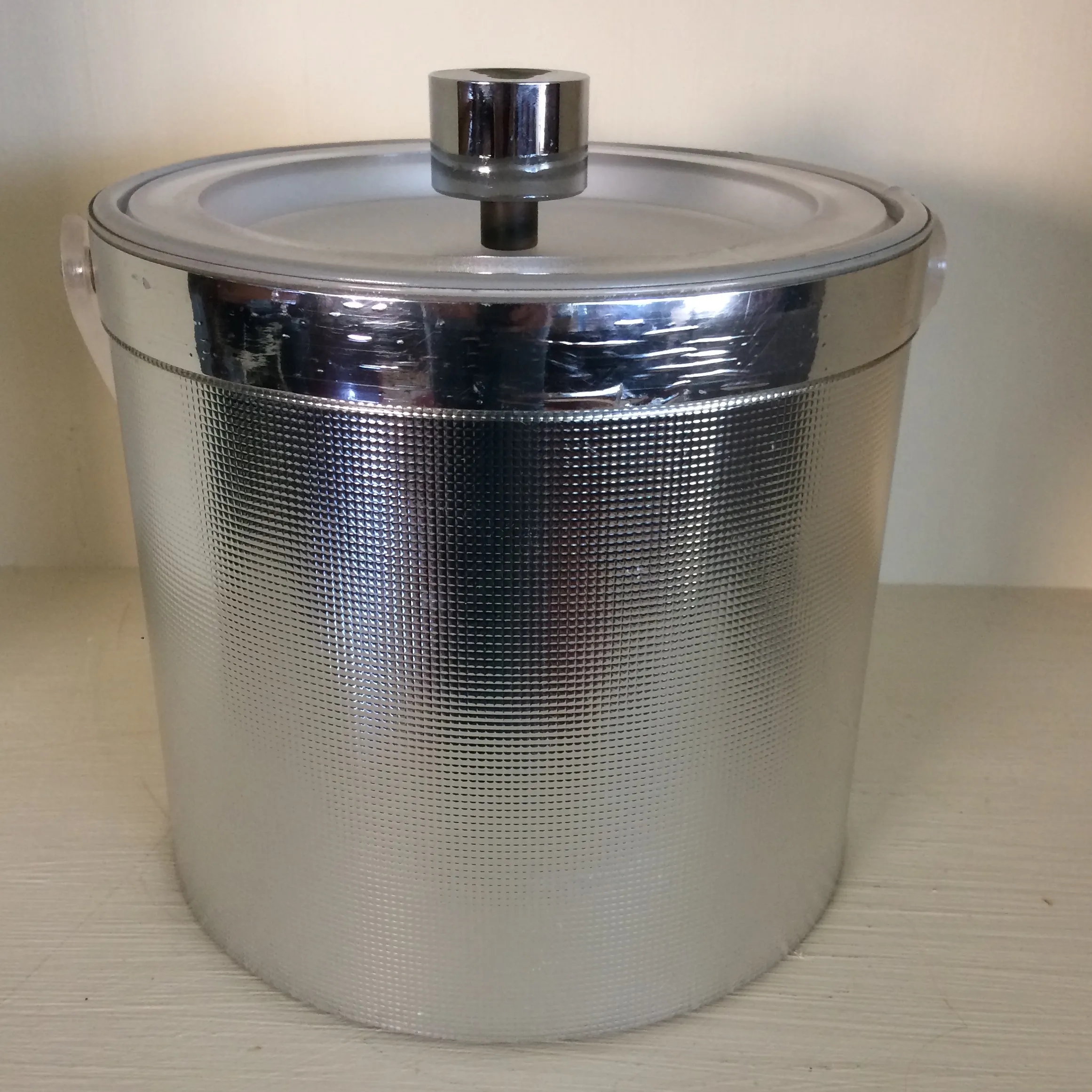 Georges Briard Silver Ice Bucket With Ice Tongs Chairish