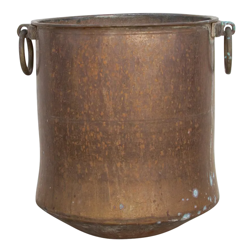 Antique Indian Hammered Copper Vessel Chairish