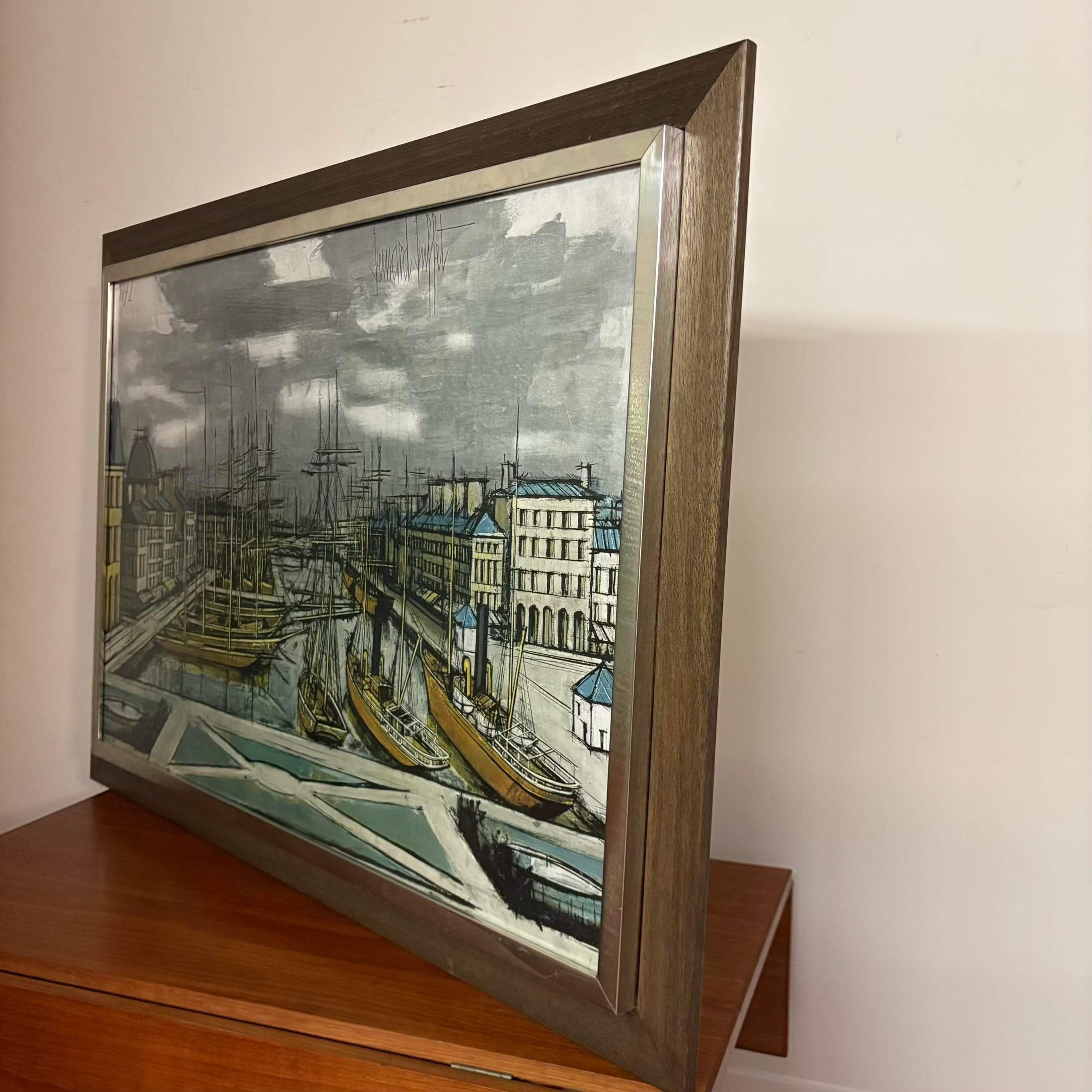 ベルナール・ビュッフェ、Le Havre,le bassin de commer Bernard Buffet | LE HAVRE, LE BASSIN DU COMMERCE 勒哈佛爾
