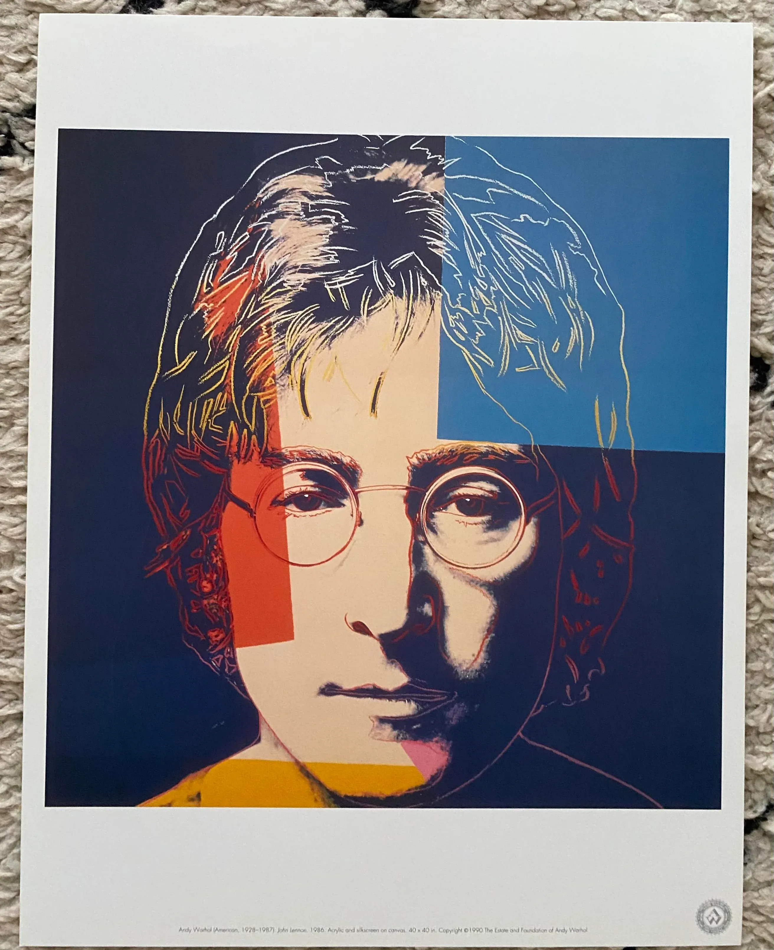 ホット商品 1990 Andy  Foundation Warhol アート・デザイン・音楽
