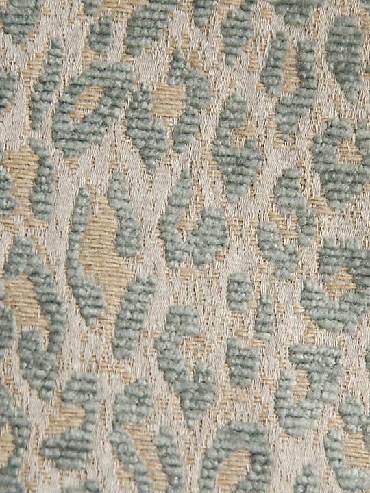 Scalamandre Leopard Cloudy Blue Fabric Chairish