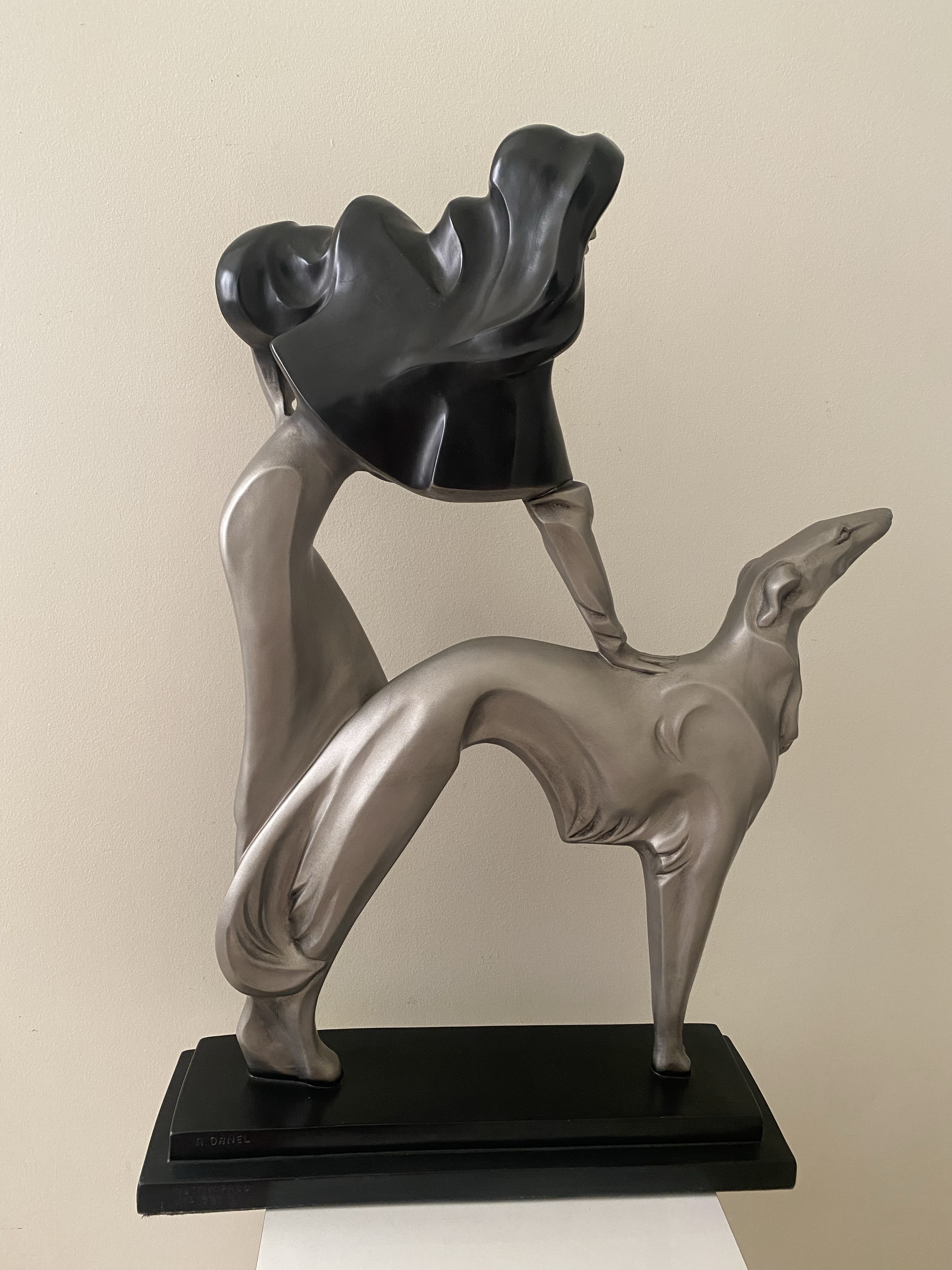 Art Deco Sculpture 1980s Austin Productions by Alexander Danel