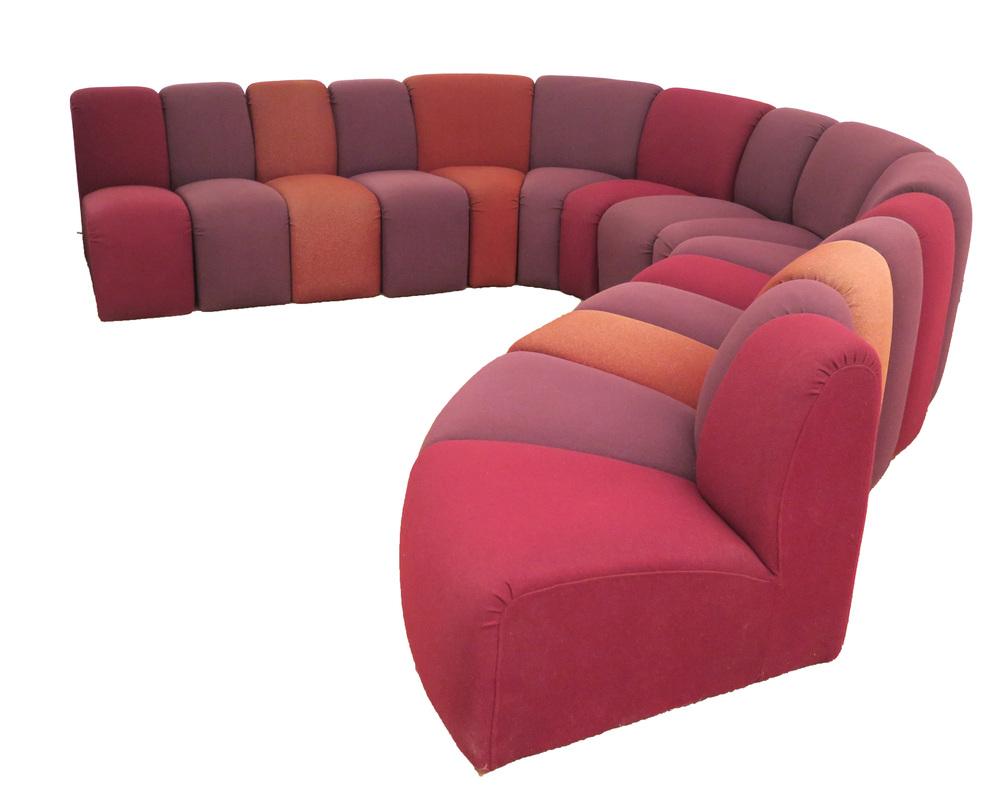 Mississippi Lounge Sofa by the Artifort Group for Artifort, 1970s, Set of 15
