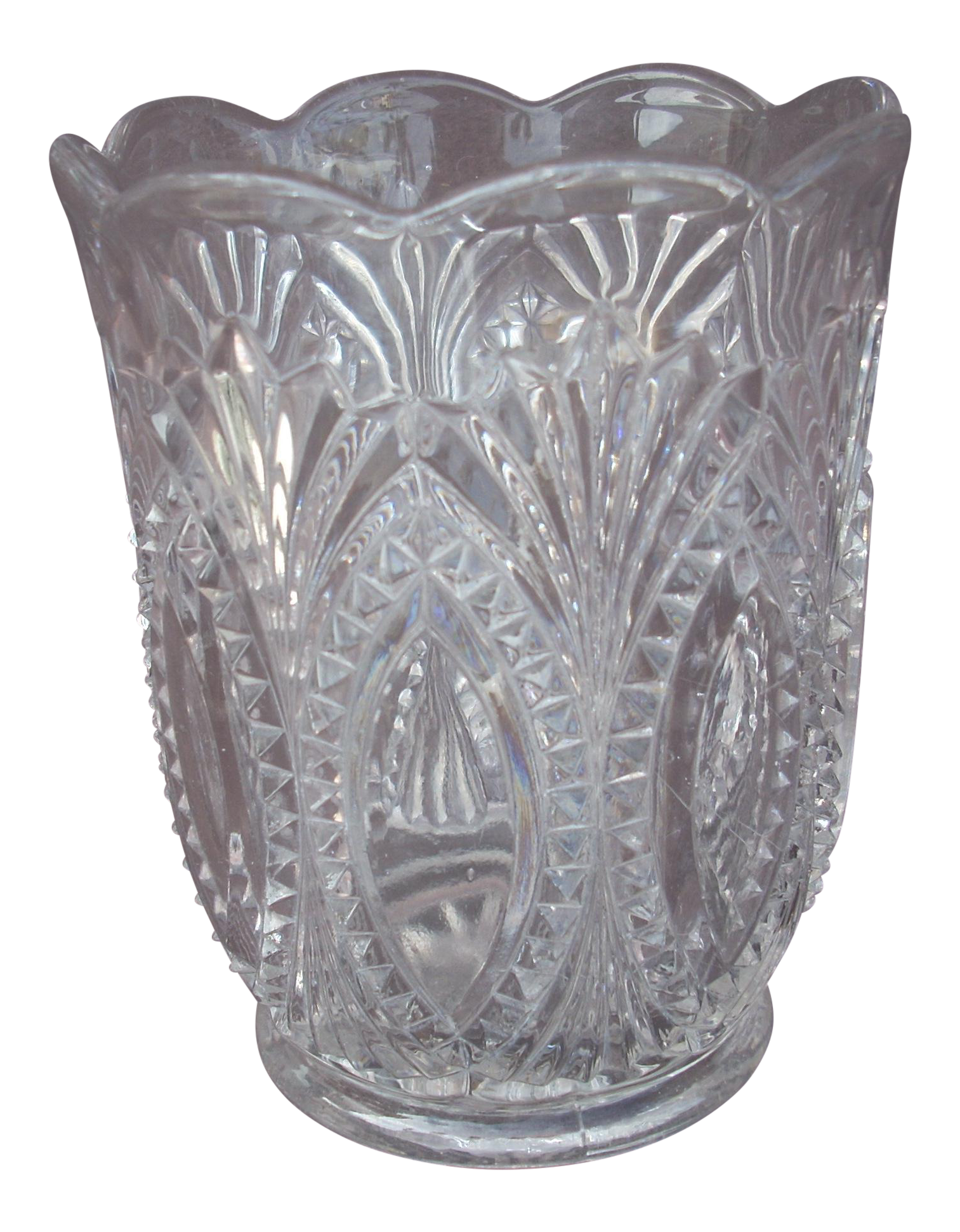 Vintage Pressed Glass Spooner Chairish