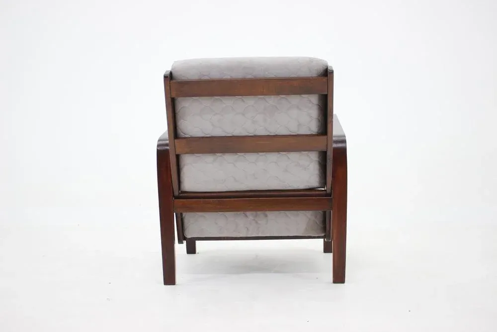 Art Deco Czechoslovakian Armchair, 1940s