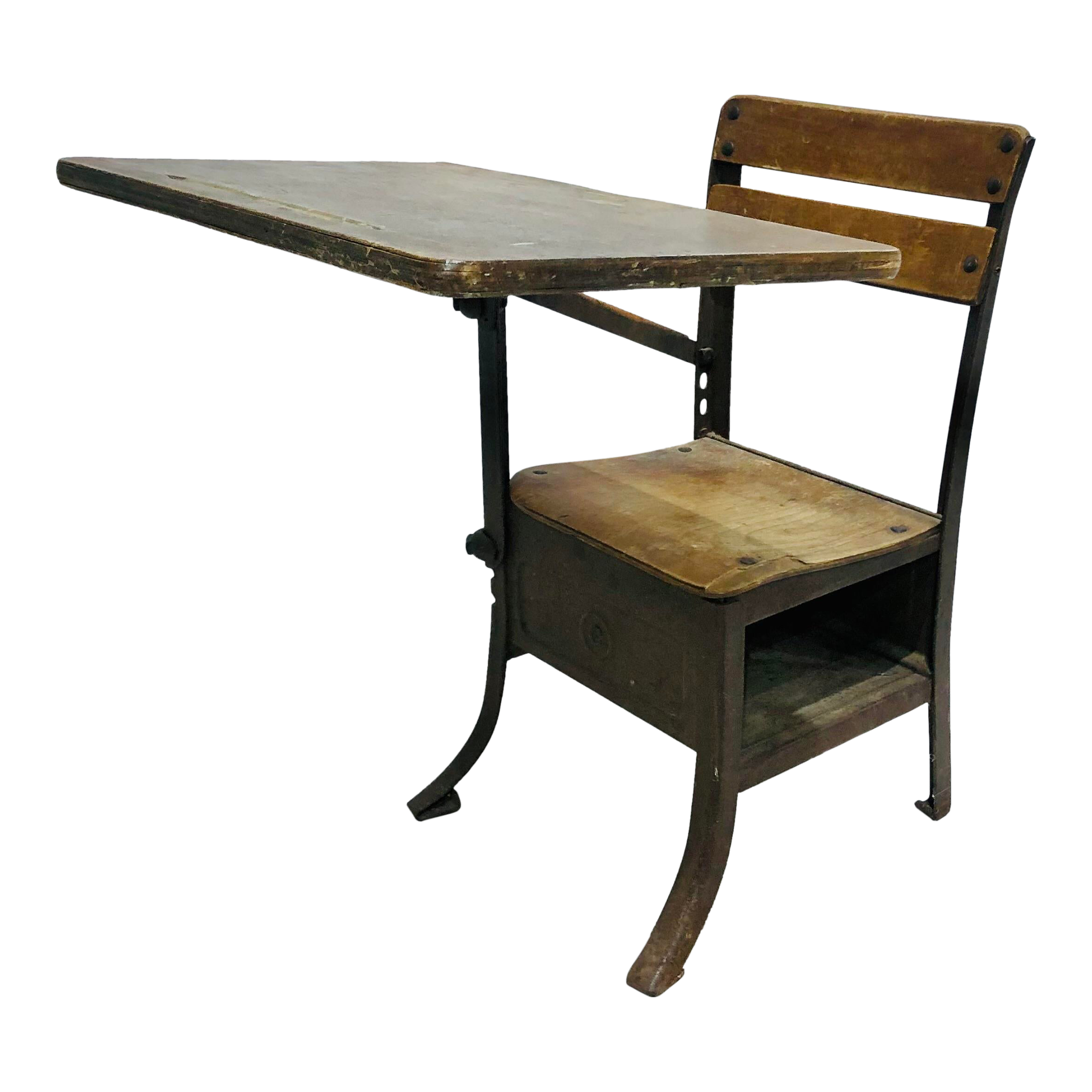 Antique Children's School Desk | Chairish