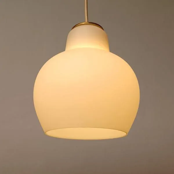 First Edition Polished Brass Pendant Lamp by Vilhelm Lauritzen for Louis Poulsen, 1950s