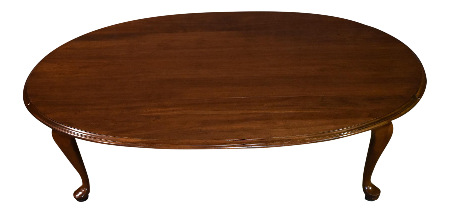 Vintage Ethan Allen Queen Anne Style Cherry Drop Leaf Coffee Table