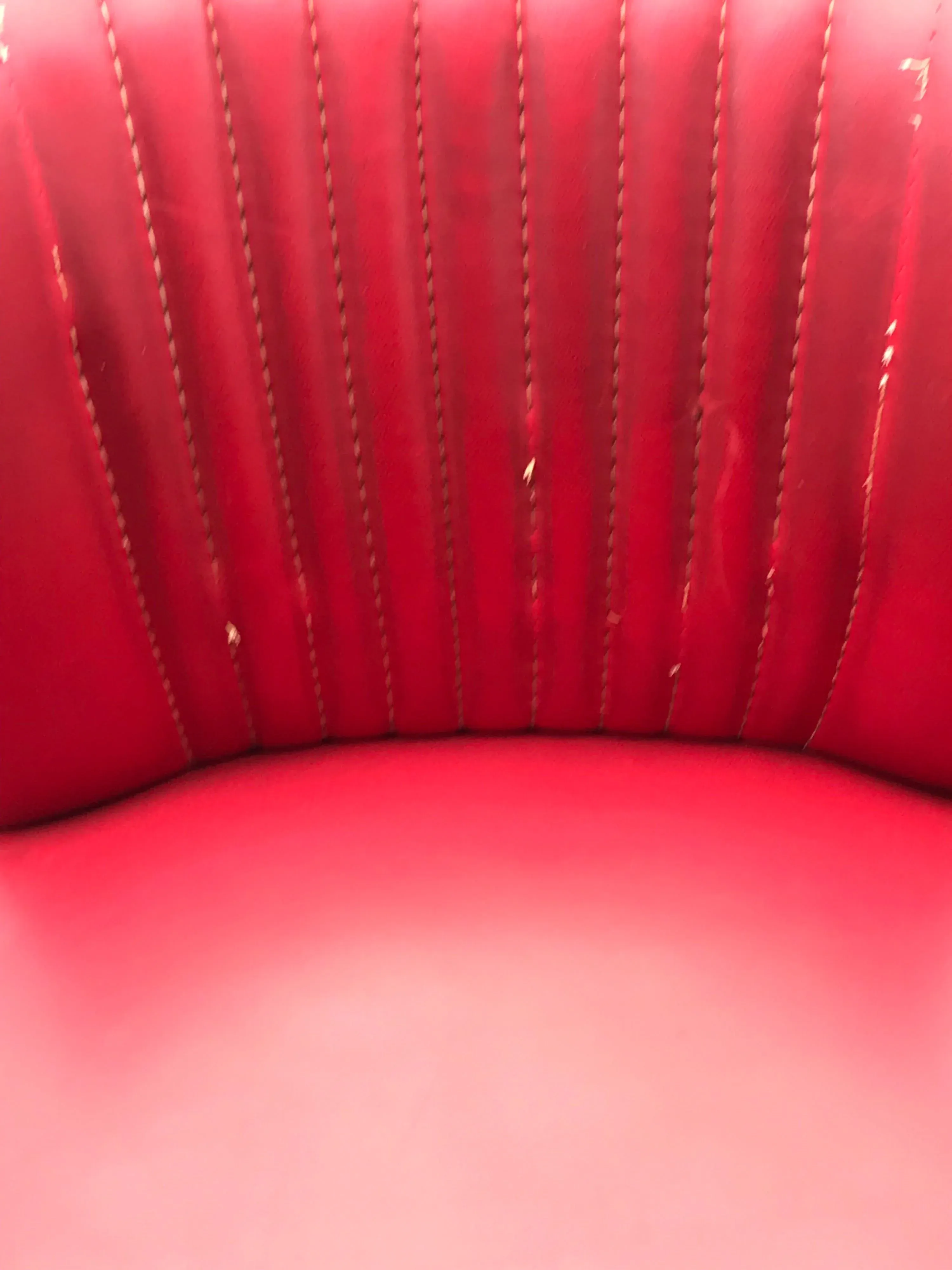Mid-Century Red Cocktail Chair, 1950s