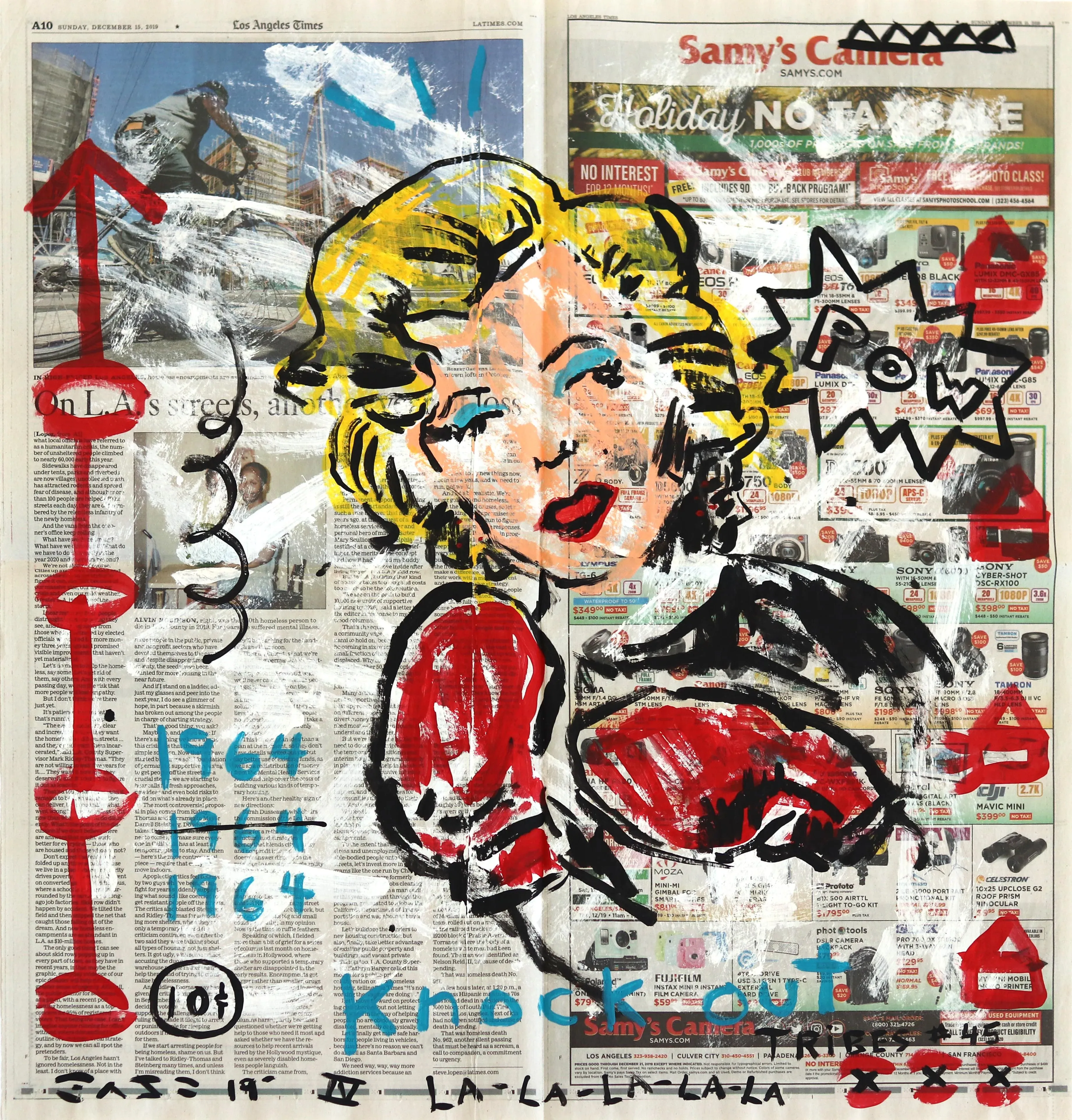 Affordable Contemporary Street Art Painting for Sale 