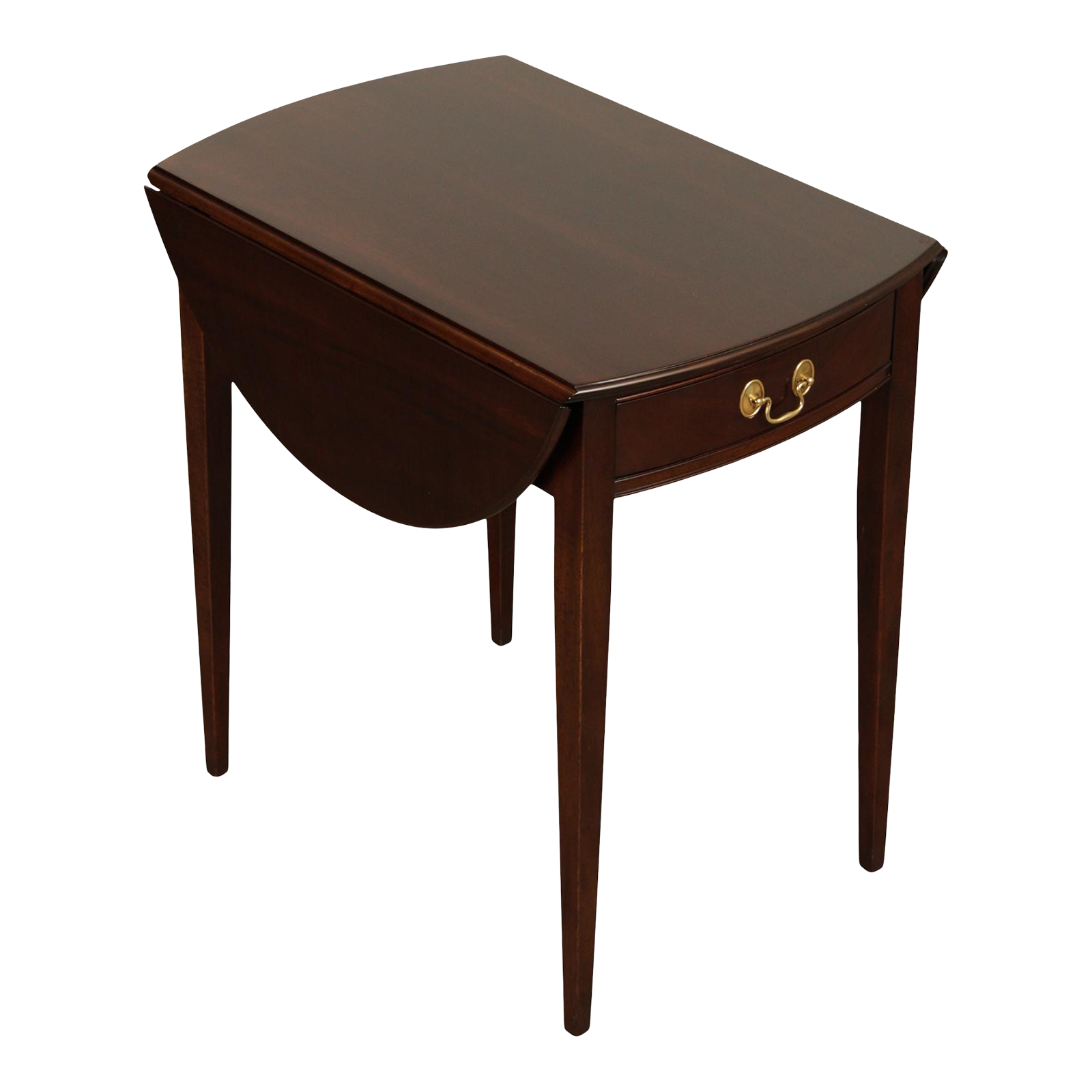 L. & J. G. Stickley Hepplewhite Style Mahogany Drop Leaf Pembroke Table