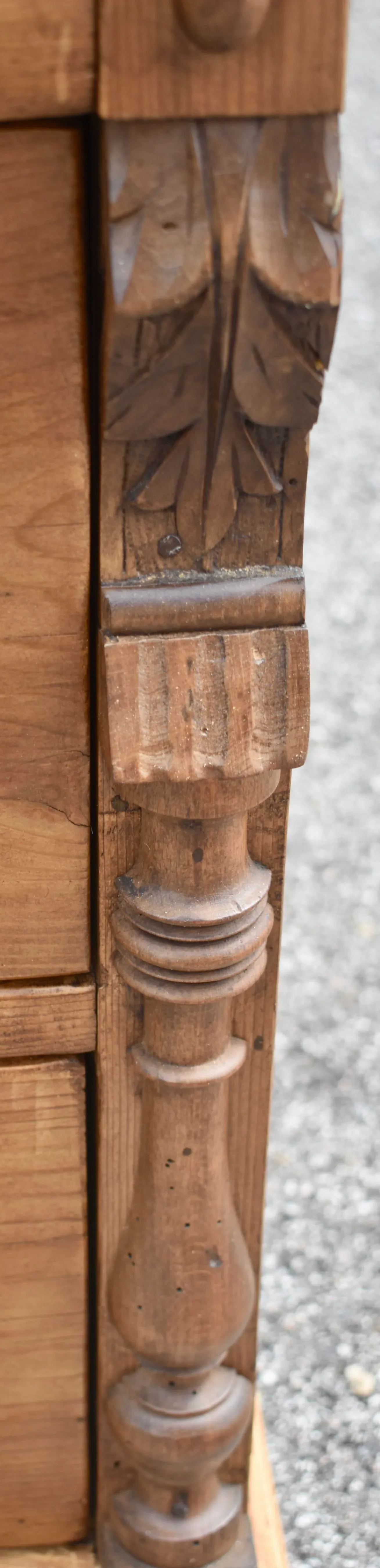 Pine Chest of Three Drawers, Hungary.