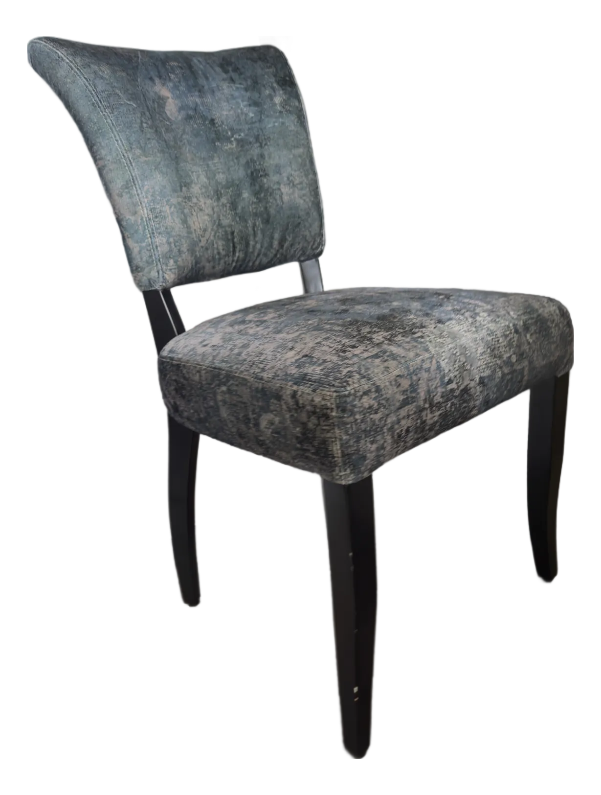 Timothy Oulton Mimi Chair in Velvet Wood Chairish