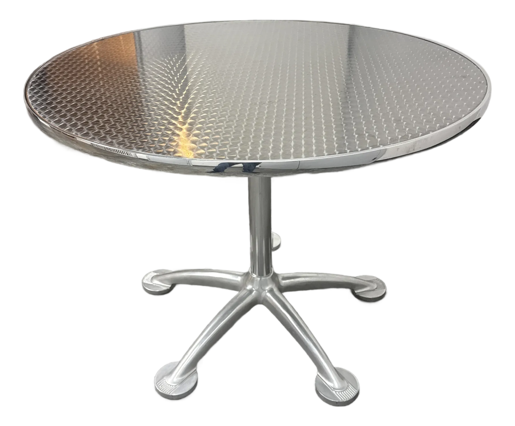Jorge Pensi for Amat-3/Knoll International Aluminum Table | Chairish