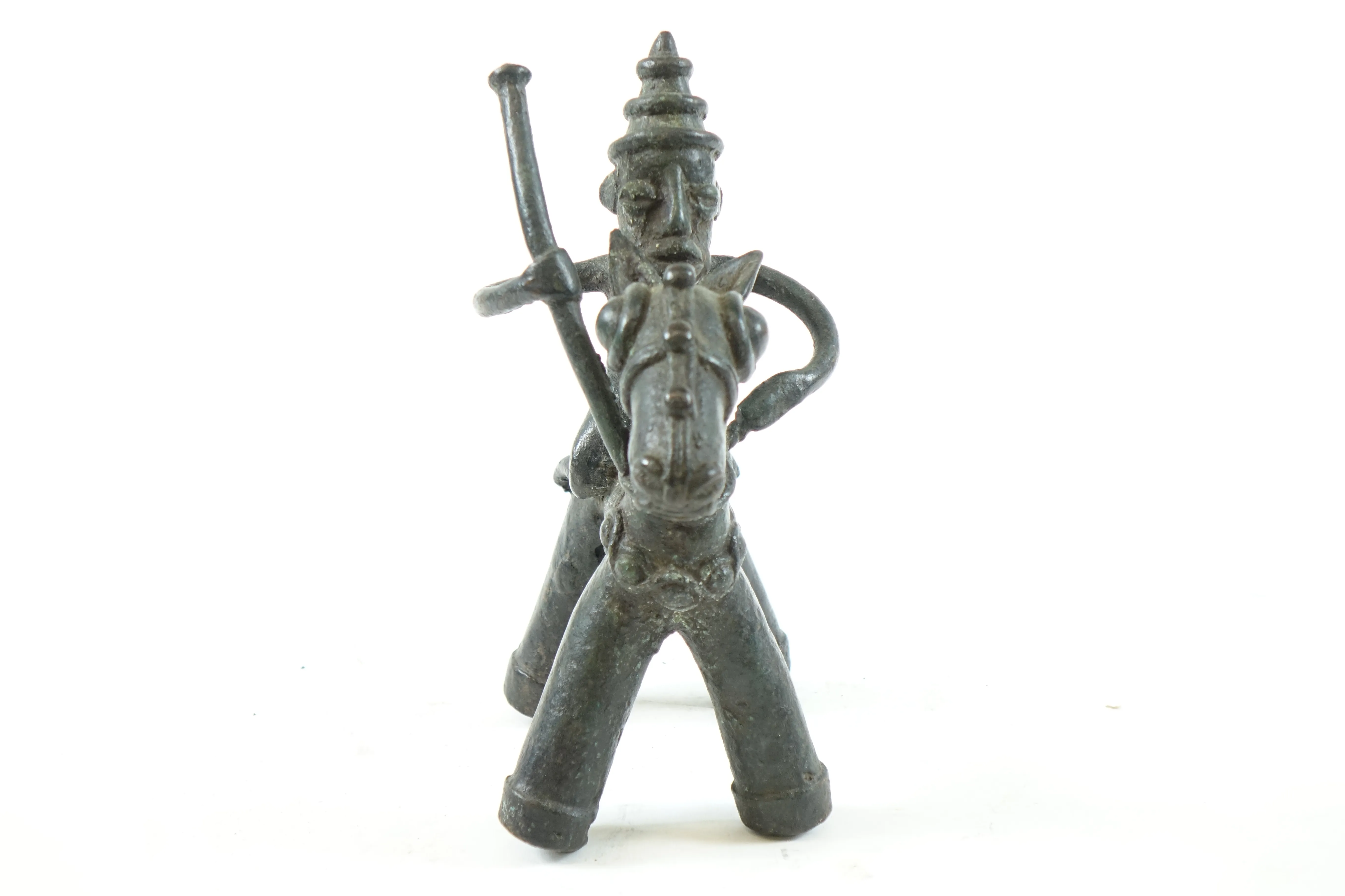 Antique 19th Century Bronze African Figurine