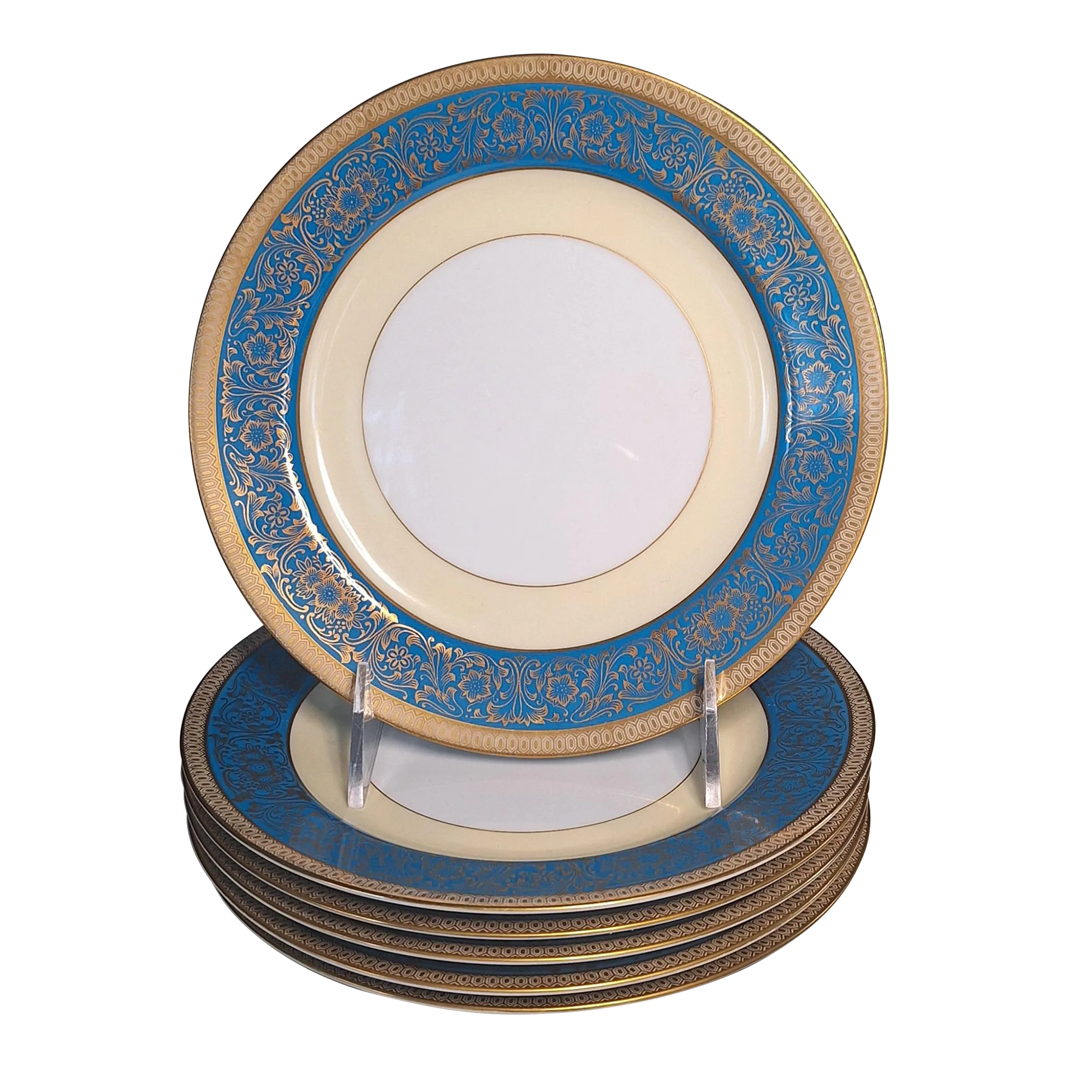 大倉陶園　ゴールドライン　スーププレート 大倉陶園 ゴールドライン 22cmスープ皿 ( ギフトボックス入り