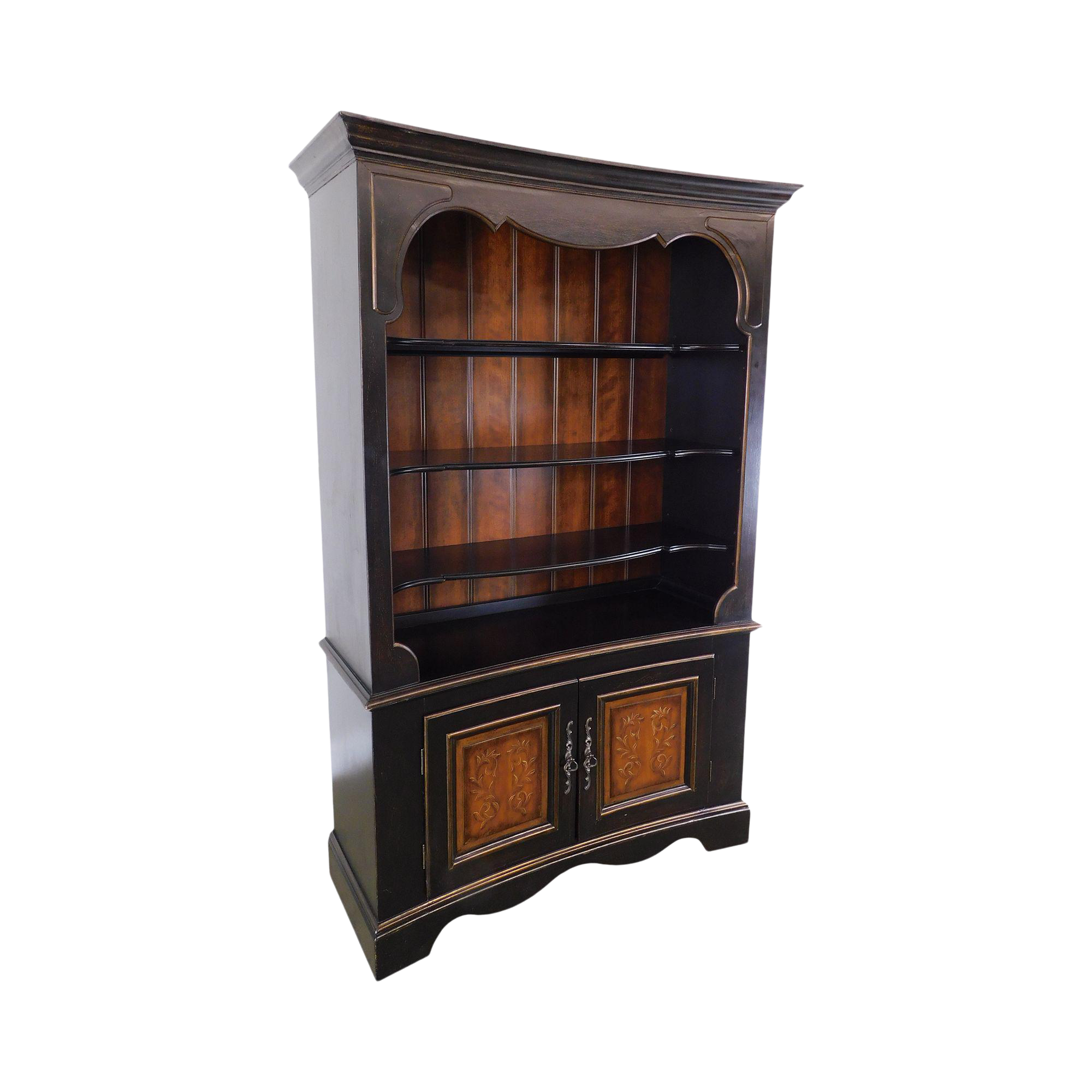 Domain Home Fashions Paint Decorated Tall Open Bookcase Chairish