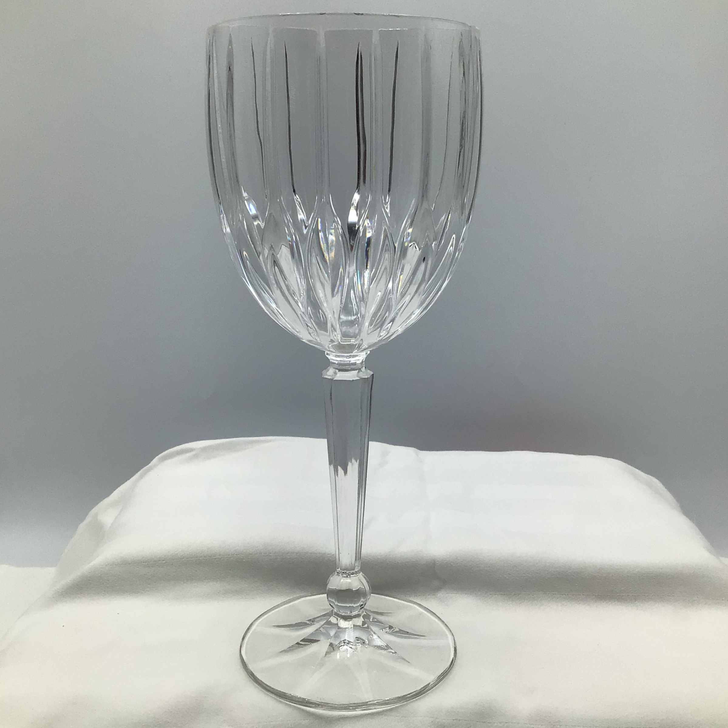 Vintage Mikasa Lexington Avenue Cut Clear Ball Stem Crystal