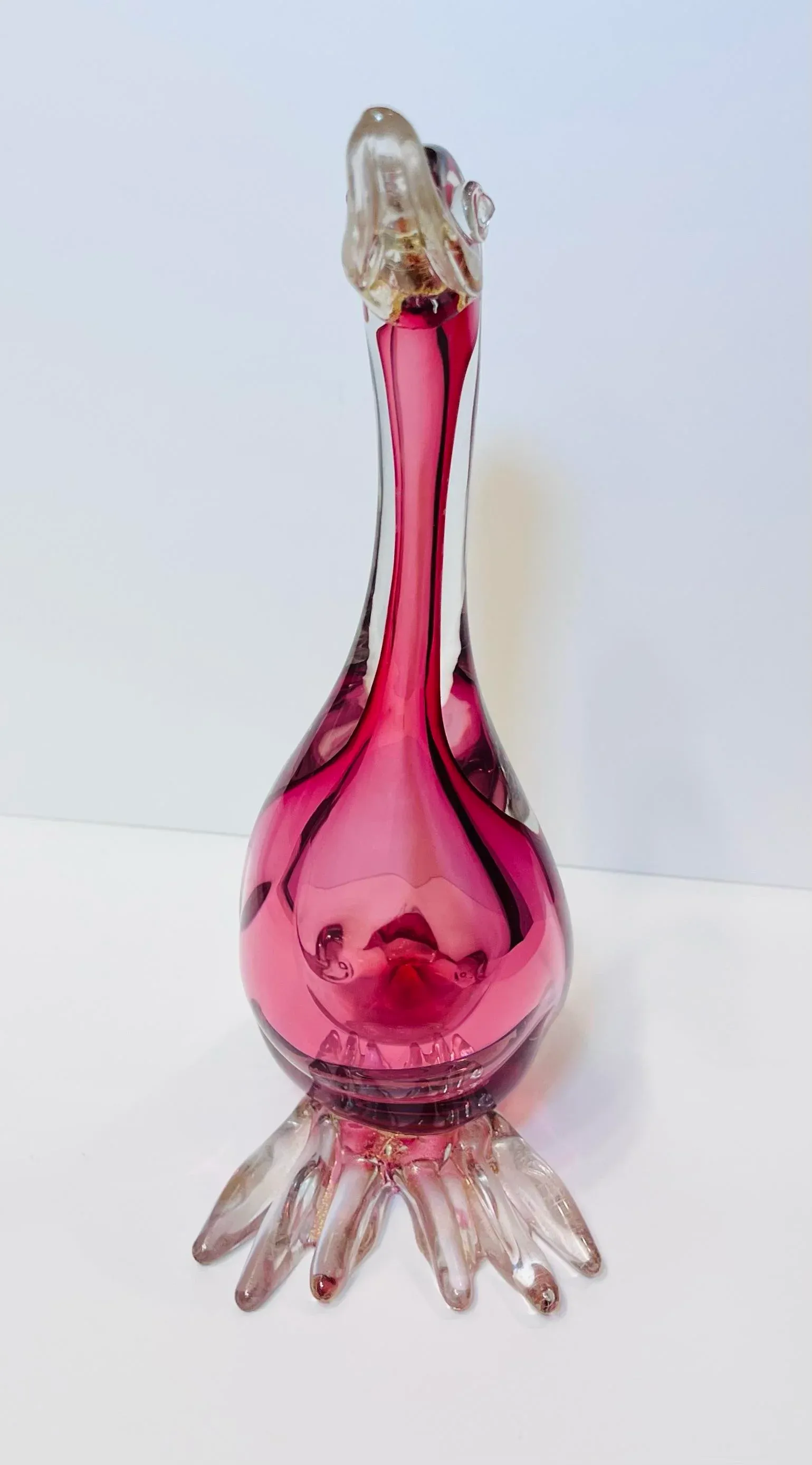 Ken　BARBINI MURANO ヴィンテージグラス 1960s Vintage Murano Attributed Barbini Glass Duck/Bird