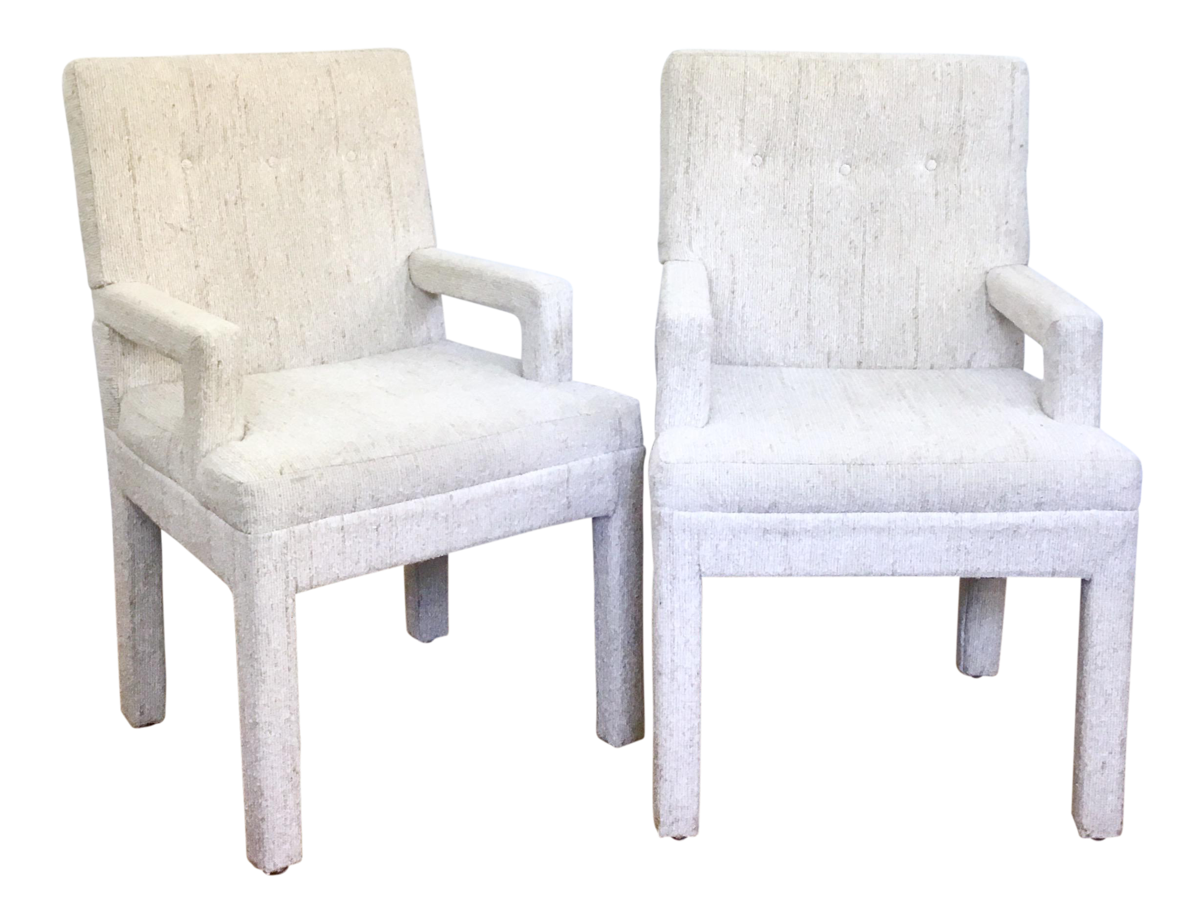 Vintage Parsons Chairs A Pair Chairish