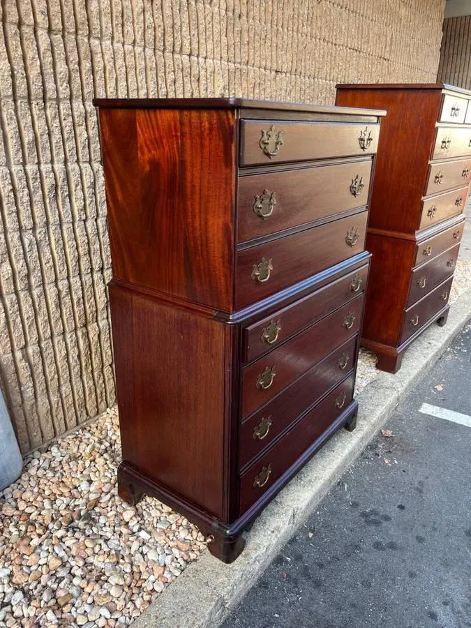 Maddox Furniture Chippendale Style Solid Mahogany Bracket Foot