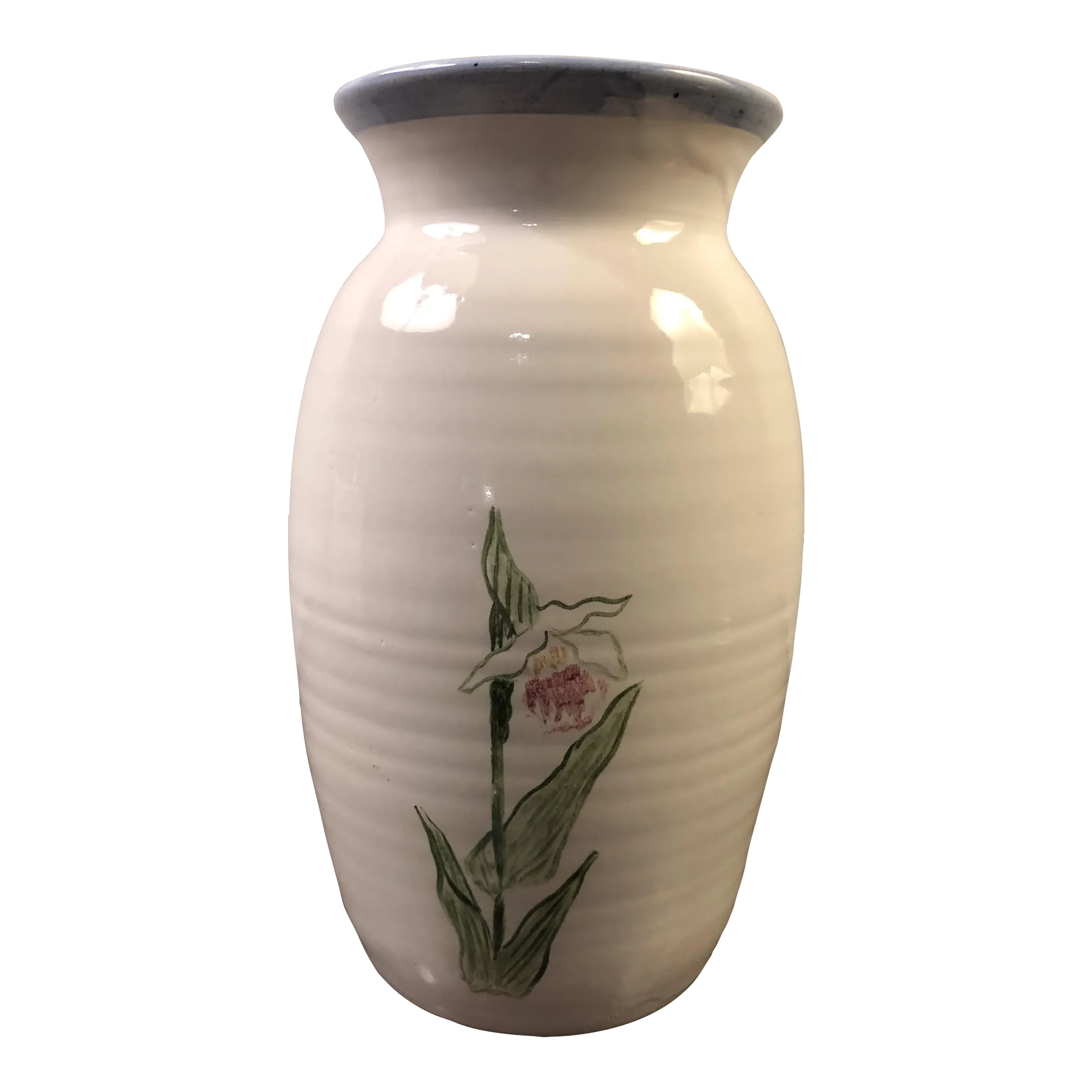 Mid 20th Century C. Carlson Studio Pottery Vase, Signed Chairish