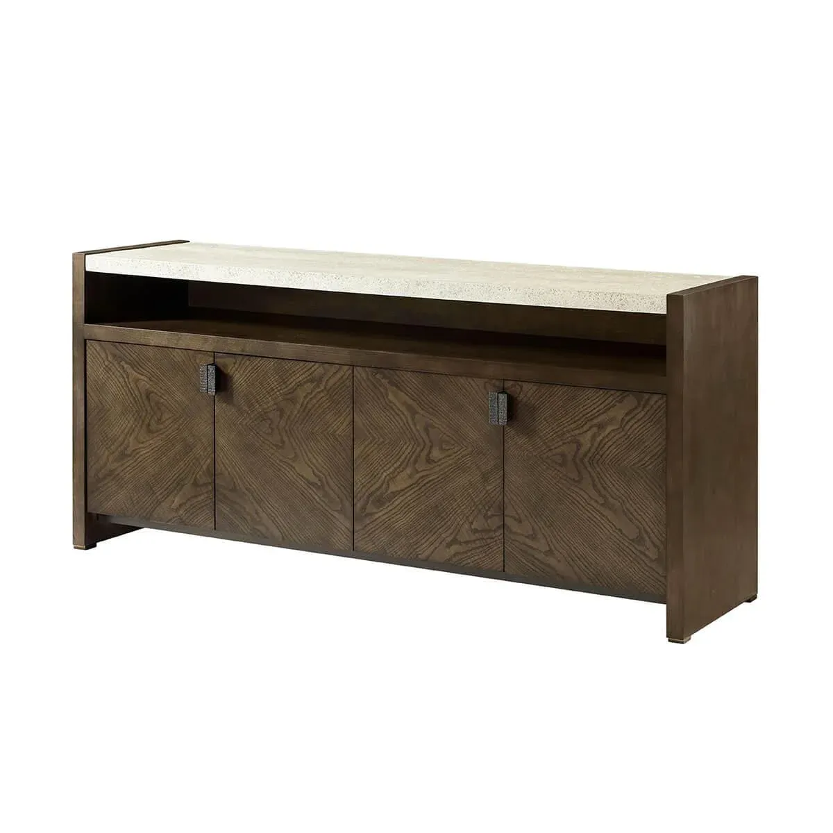Dark Ash Media Cabinet