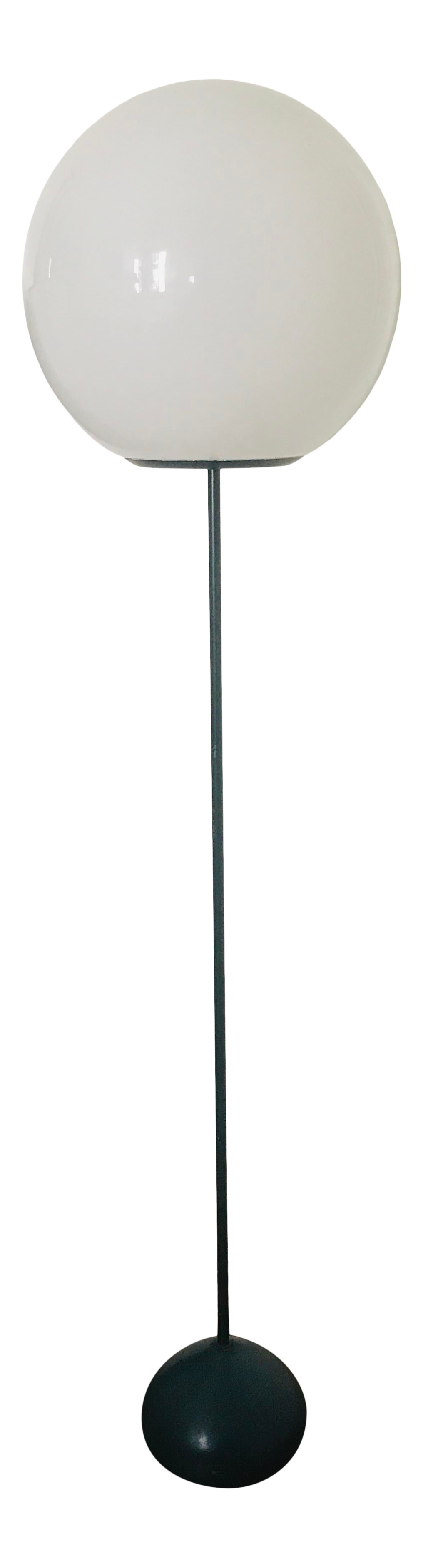 Mid Century Lollipop Glass Dome Floor Lamp Chairish