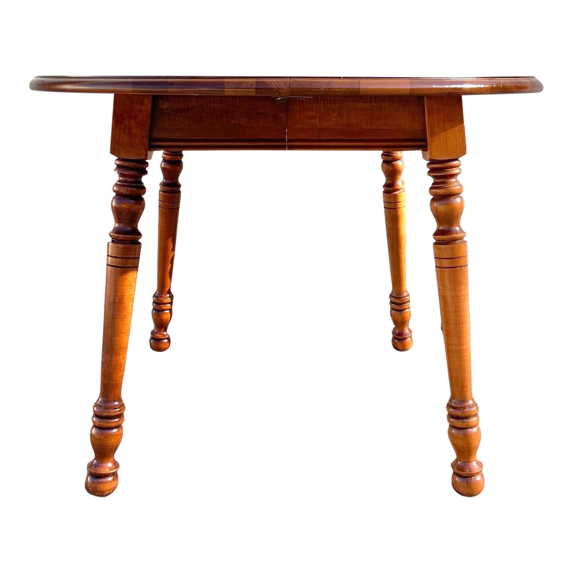 Vintage Tell City Hard Rock Maple Dining Table With Andover Finish