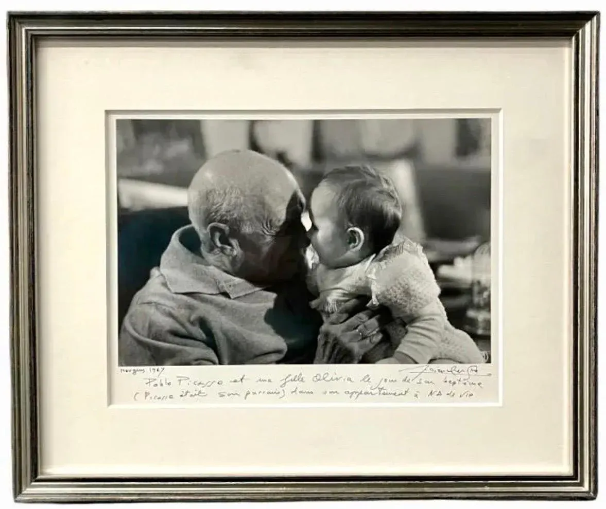 Lucien Clergue, Silver Gelatin Photograph Hand Signed Photo Pablo