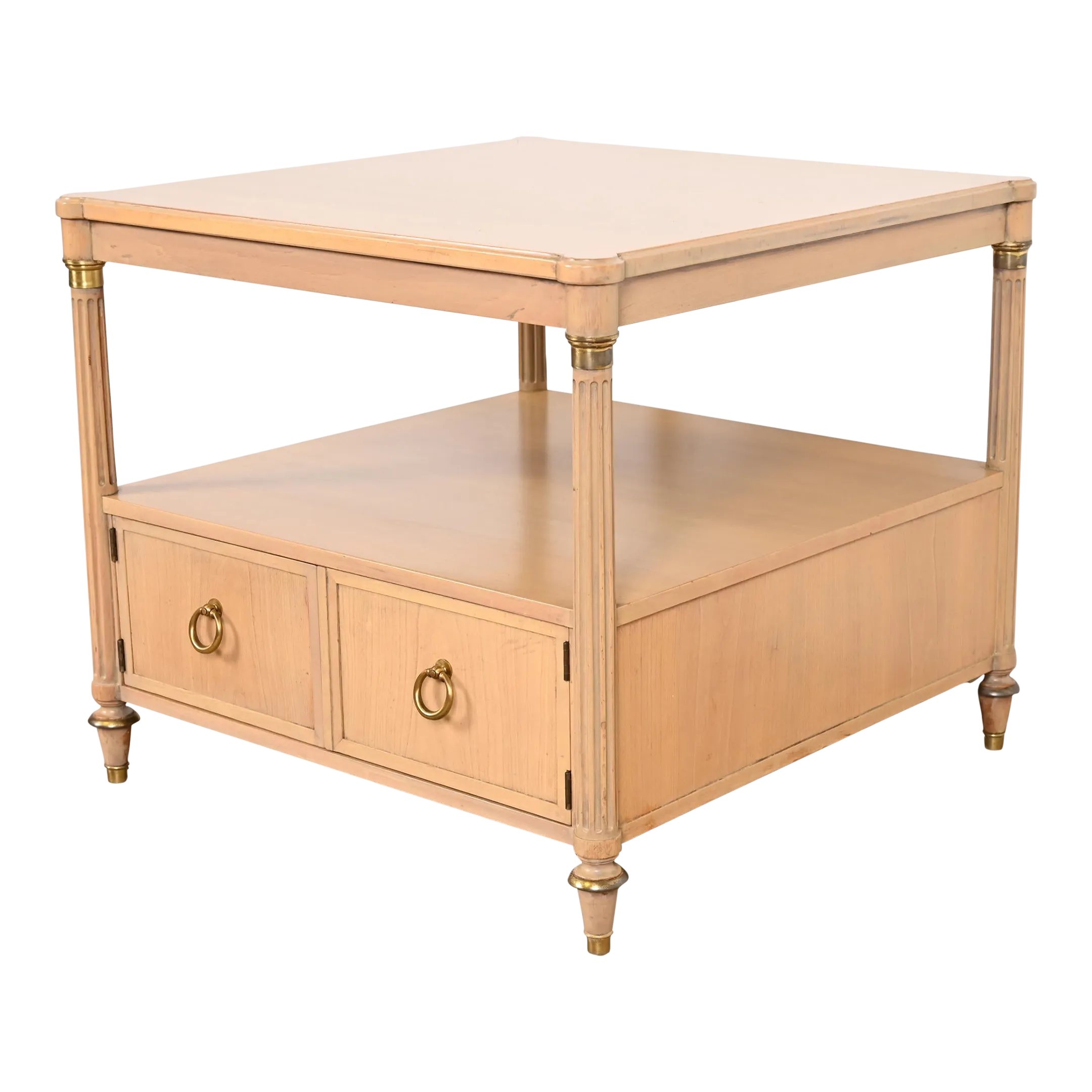 Baker Furniture French Regency Louis XVI TwoTier Tea Table or