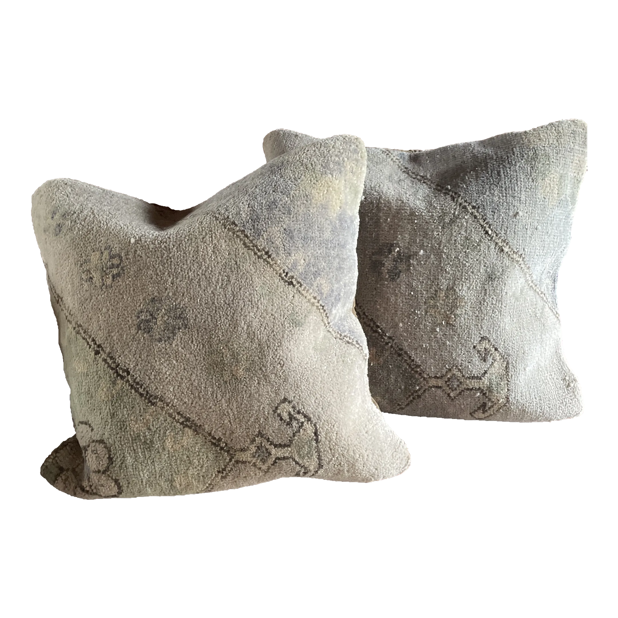 Tribal Kilim Large Pillow Covers With Feather Down Inserts