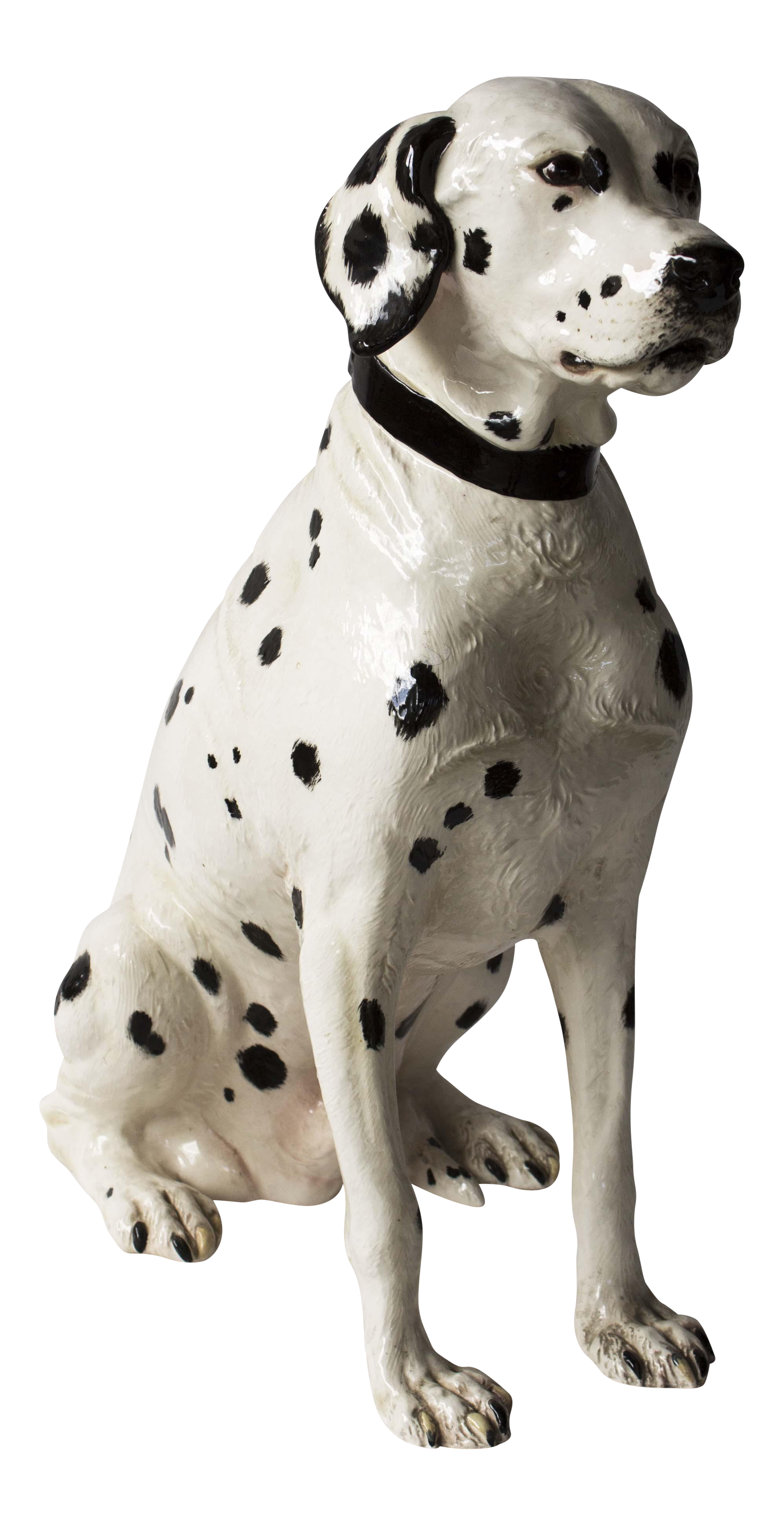 large ceramic dalmatian dog