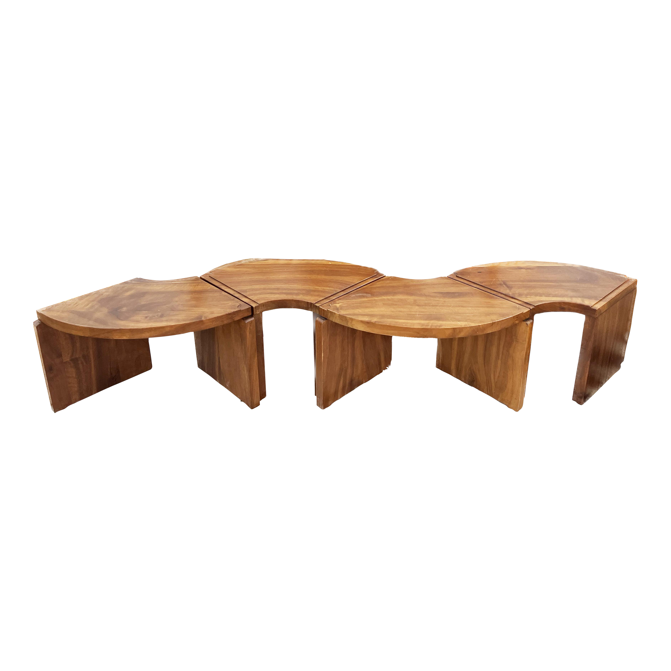 Modular Bench in the Manner of Harvey Probber, "Nuclear" Table, 1940s
