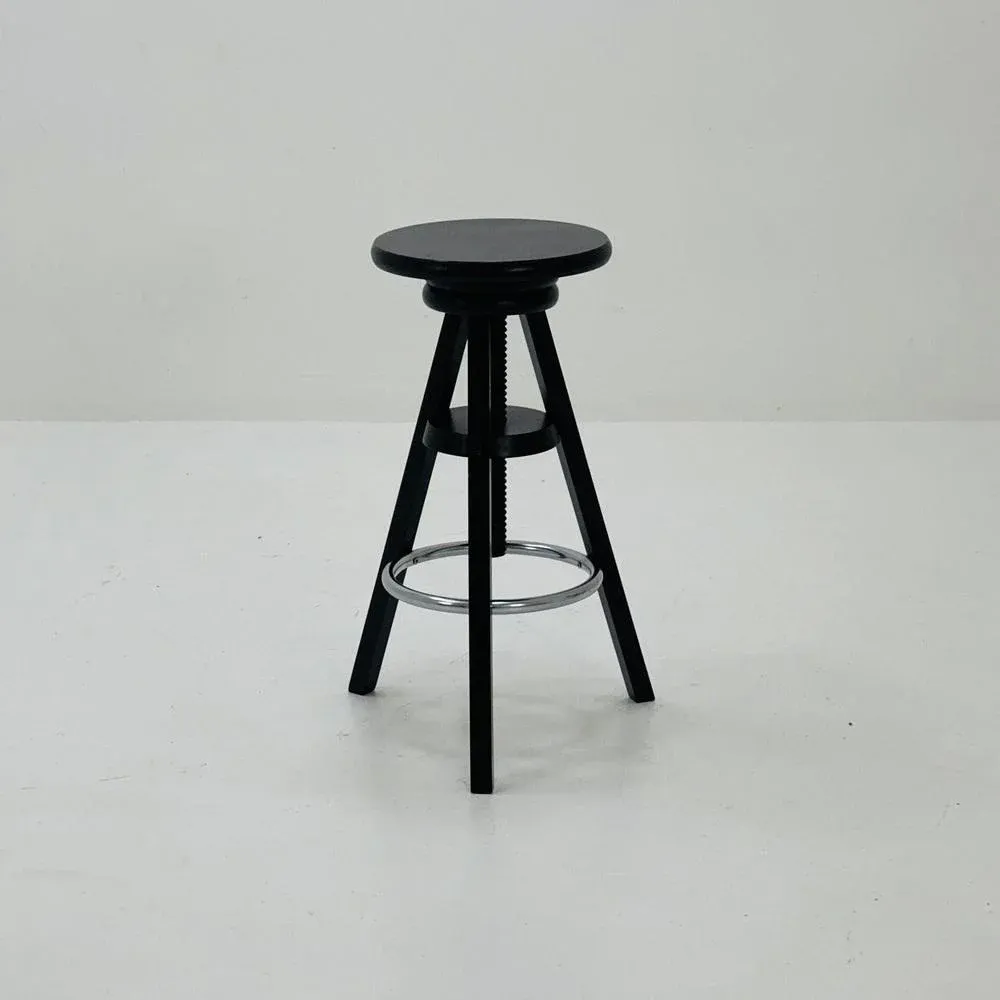 Vintage Black Bar Stool from Ikea, 1990s | Chairish