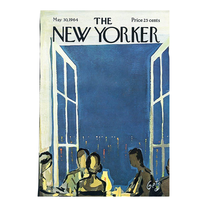 1964 Vintage New Yorker Cover, May 30 (Arthur Getz), Original New