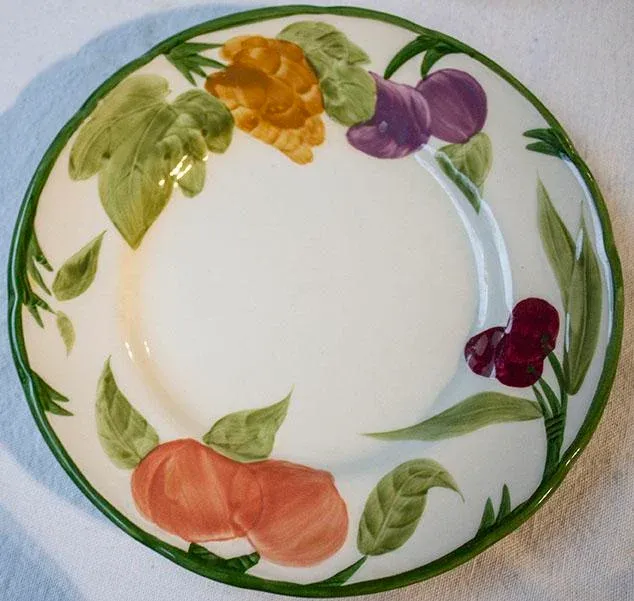 Vintage Franciscan Fresh Fruit Dinnerware Service for Chairish