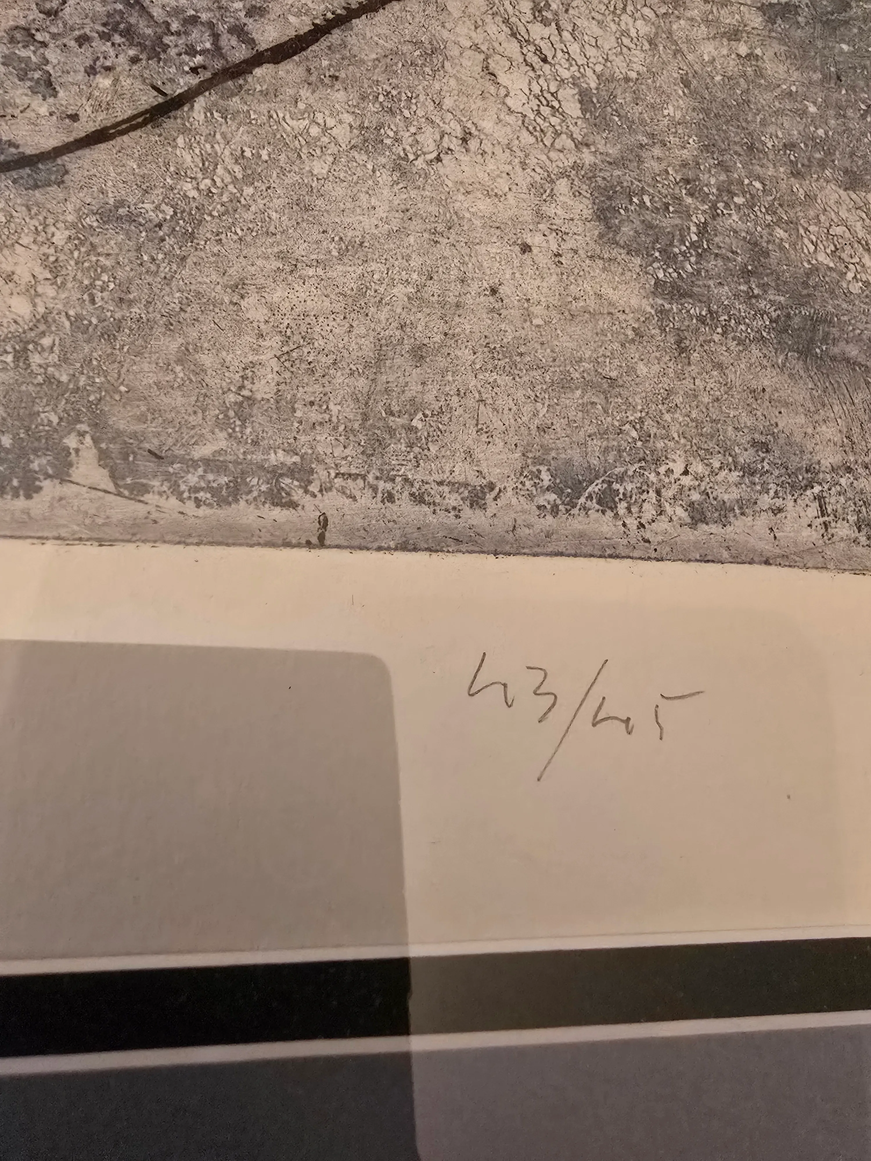 1990s Modernist Signed Limited Edition Lithograph